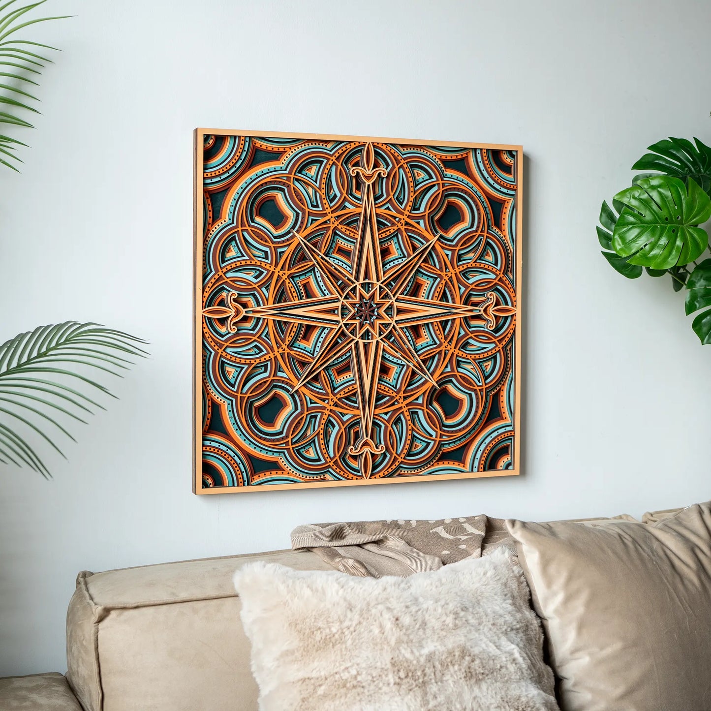 Astrolabe side elevation view