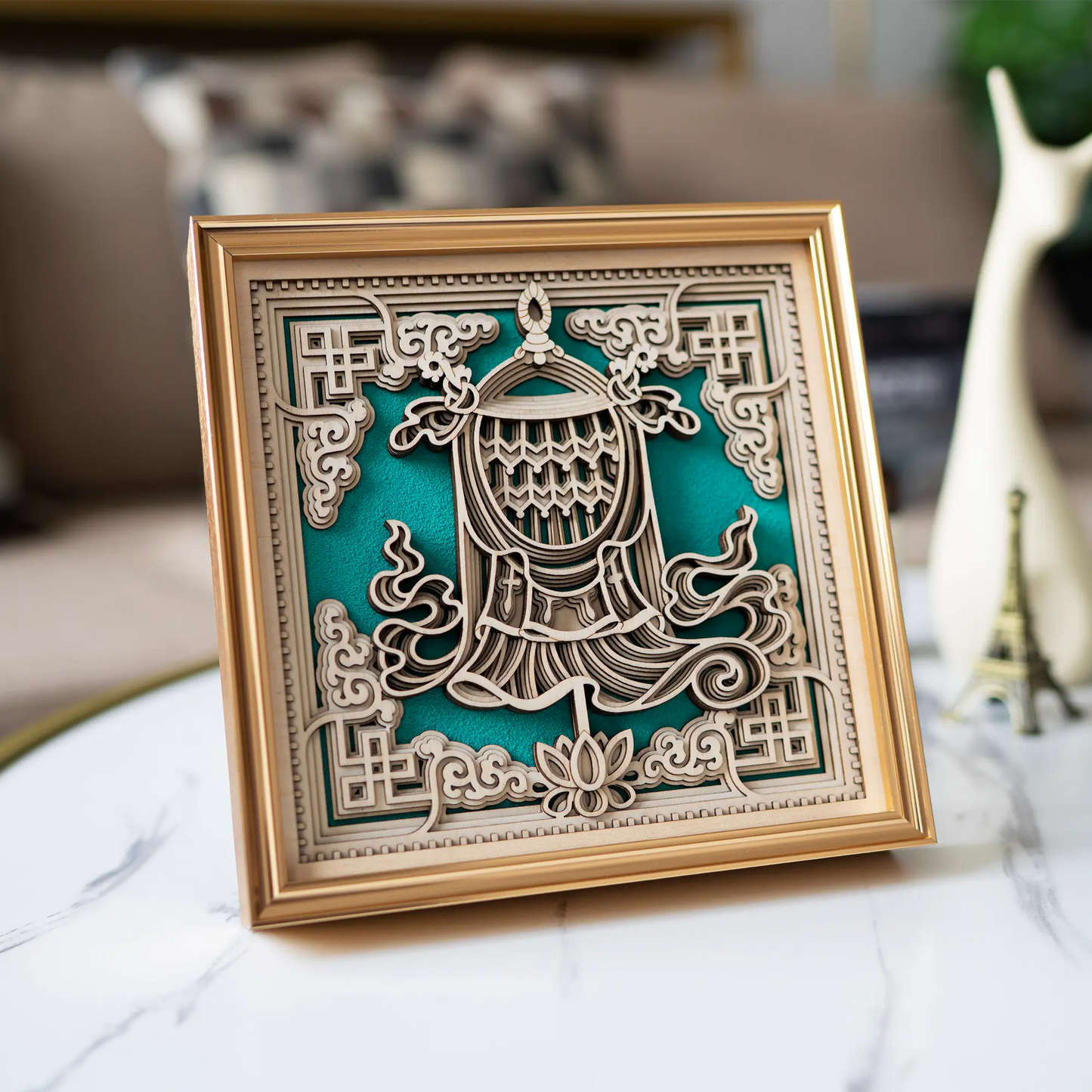 Auspicious Banner elevation view