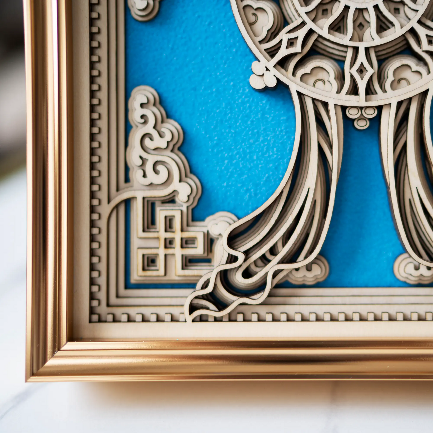 Auspicious Wheel detail