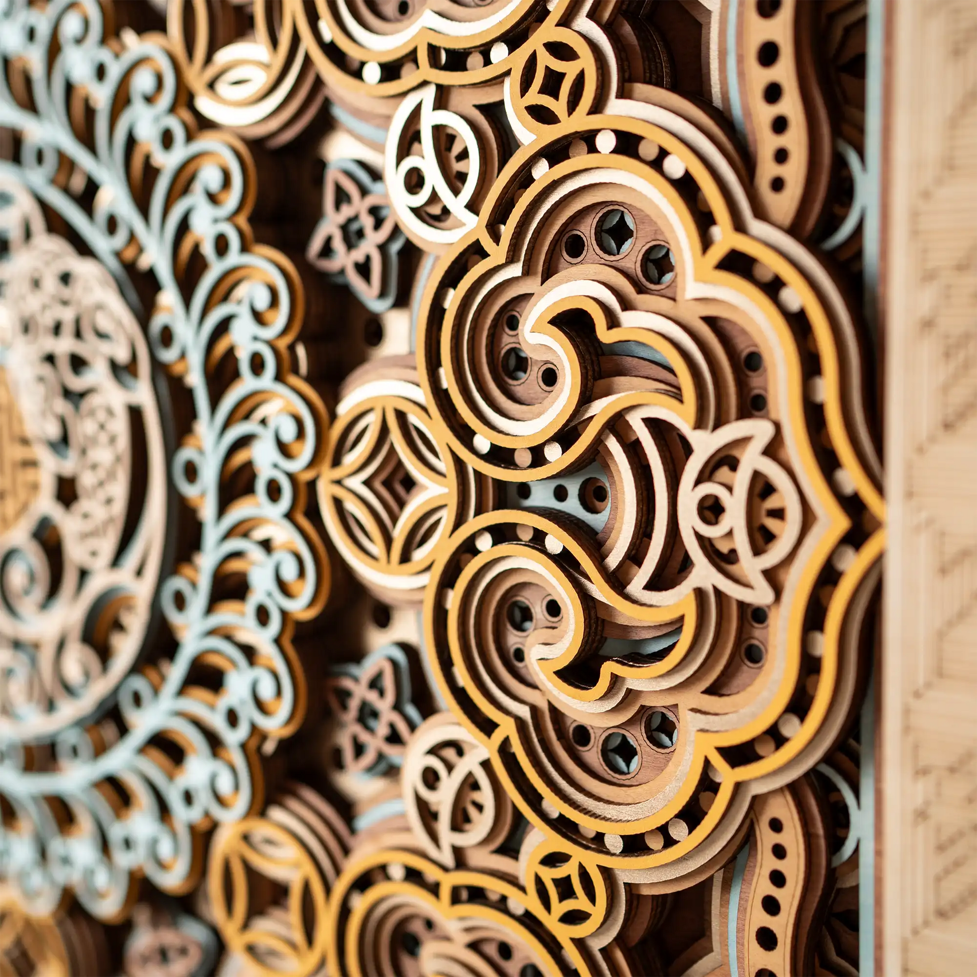 Eightfold Fortune Mandala detail