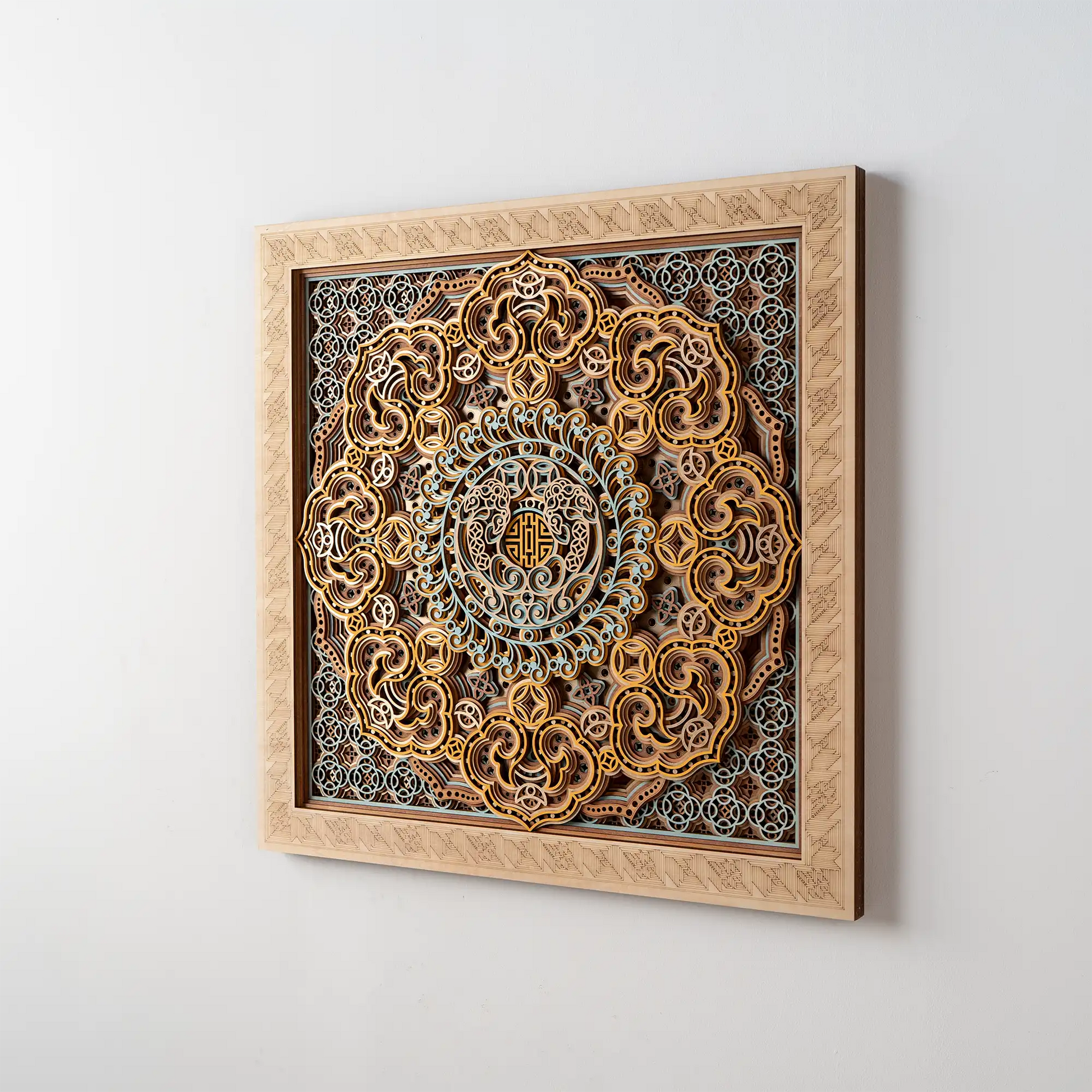 Eightfold Fortune Mandala elevation view