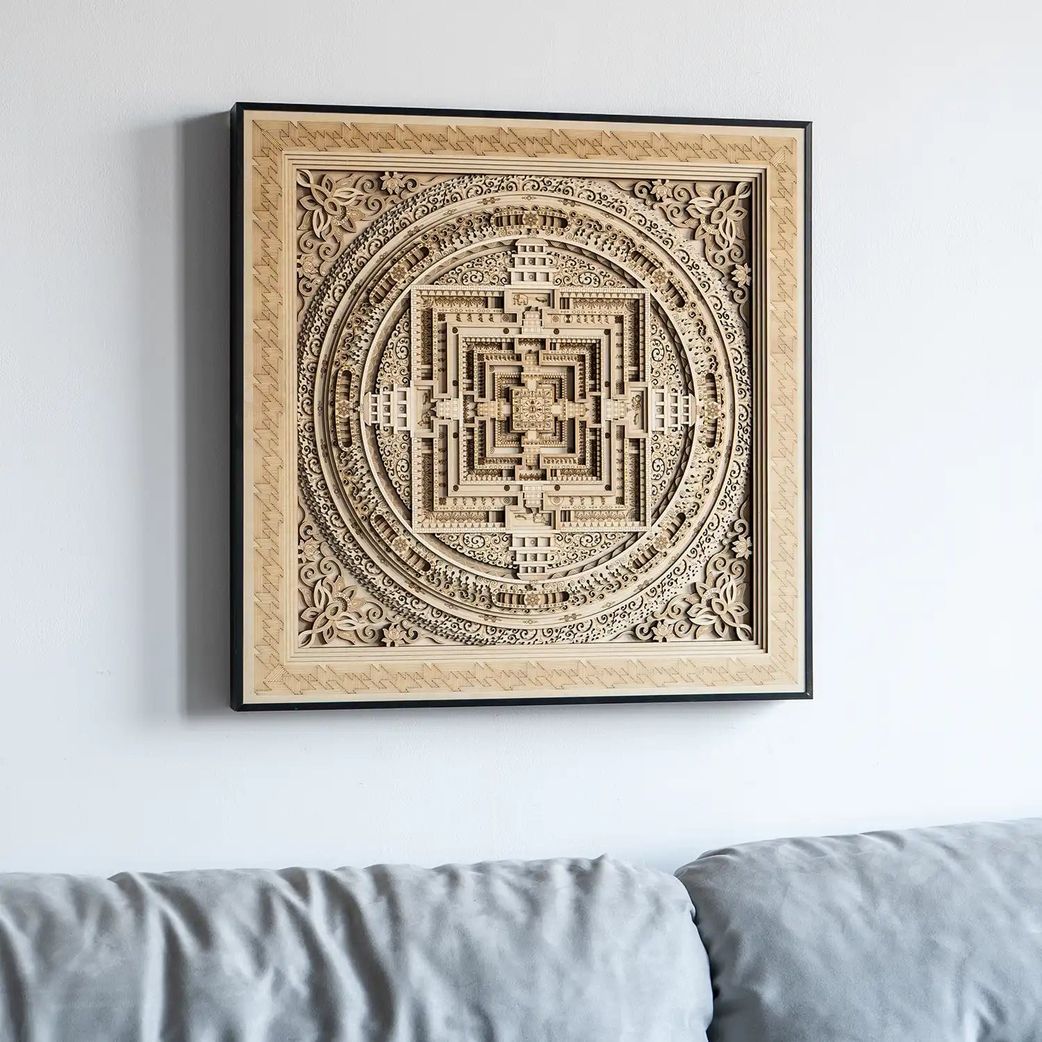 Kalachakra Mandala side elevation view