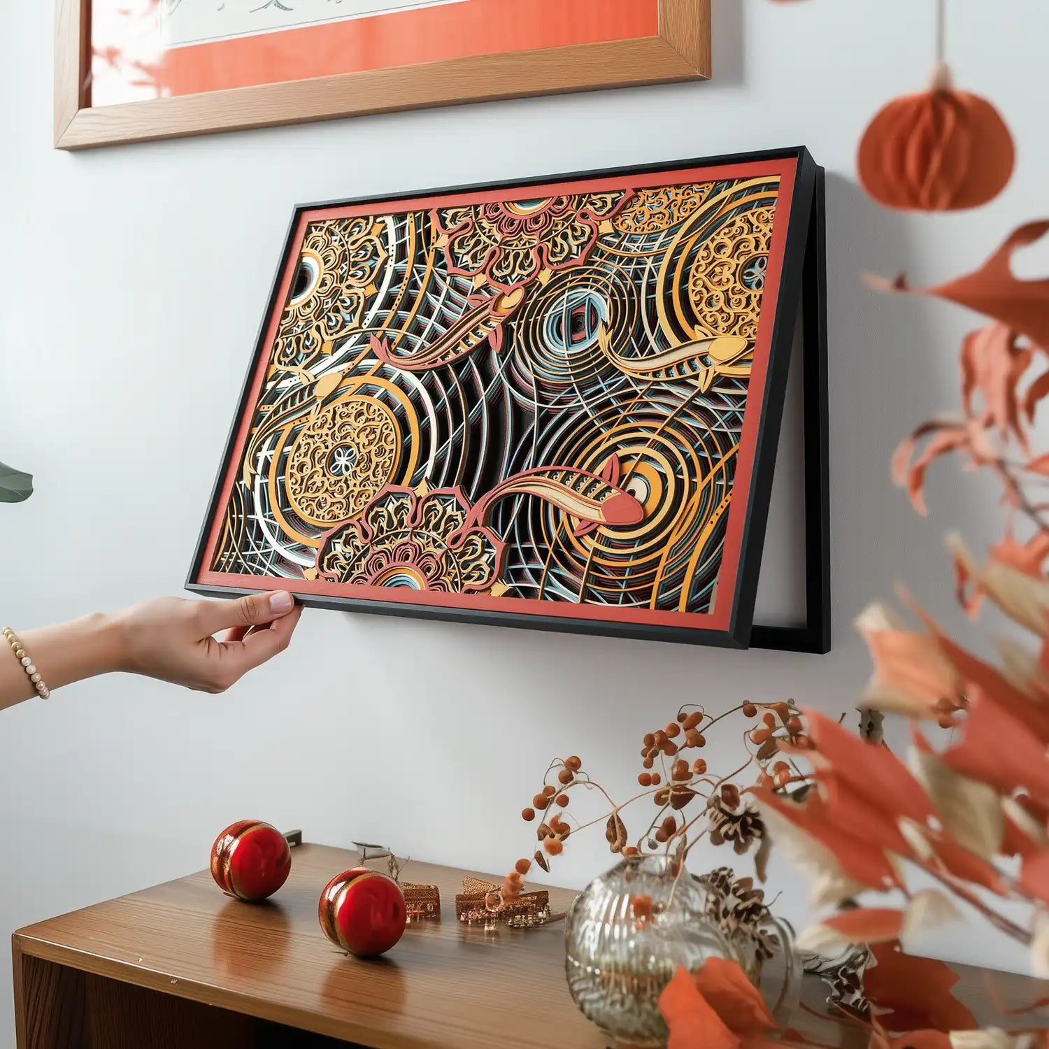 Koi Panel Cover Livingroom