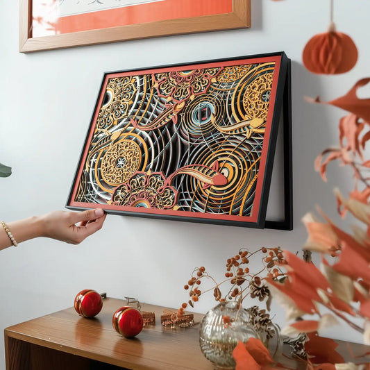 Koi Panel Cover Livingroom