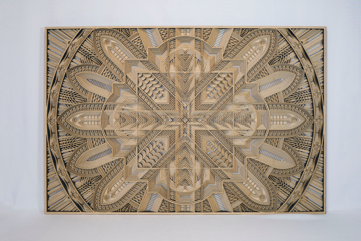 Glint Multilayer Wood Wall Art | STEREOWOOD