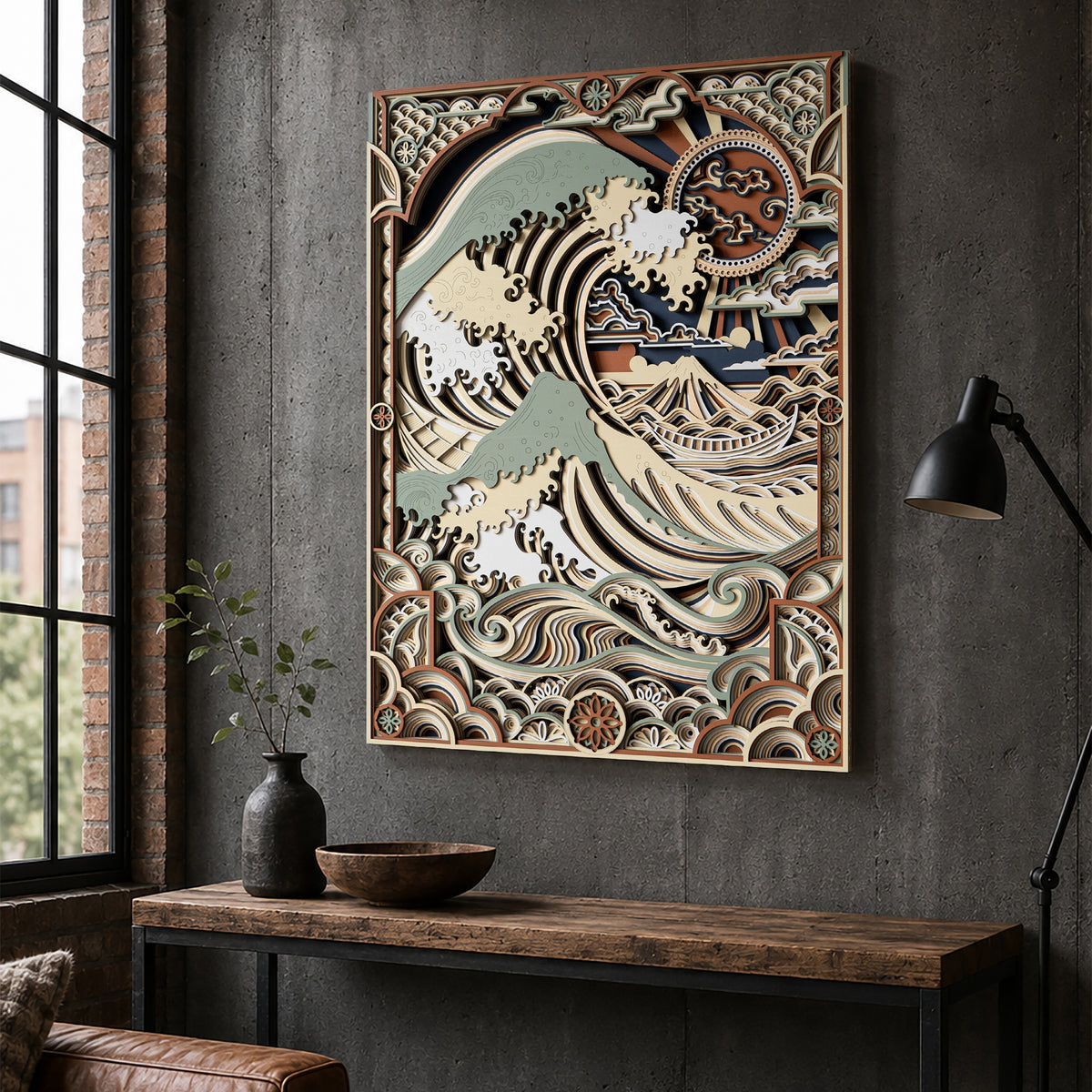 TIDES BENEATH THE SUN Wood Wall Art