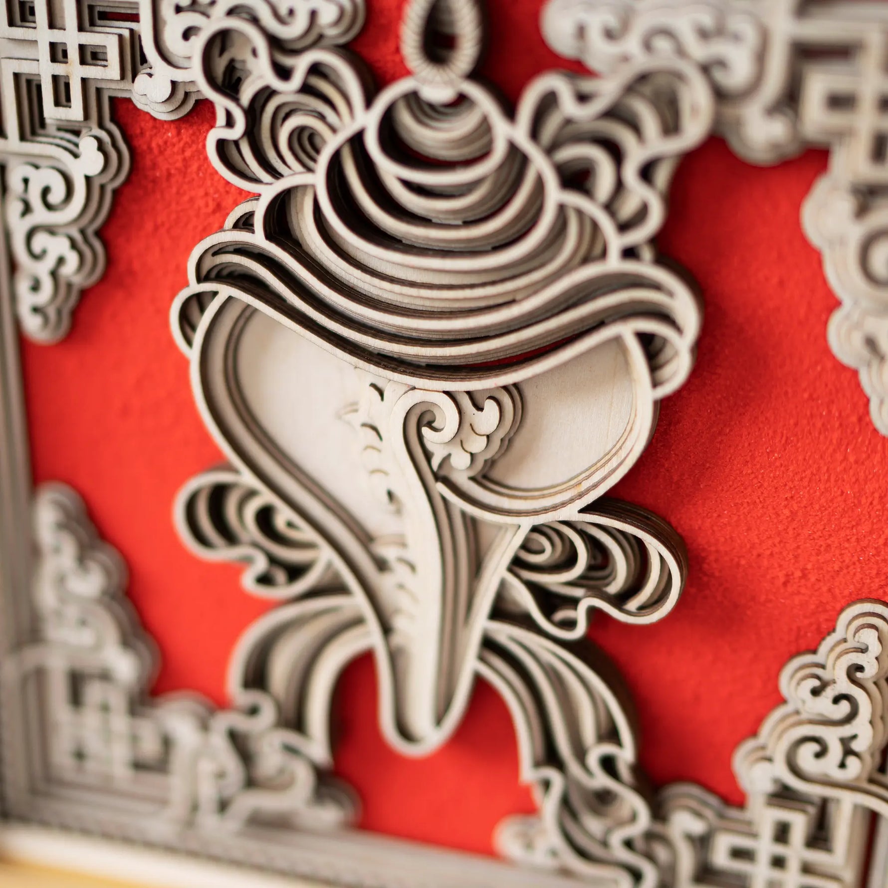 Auspicious Conch detail