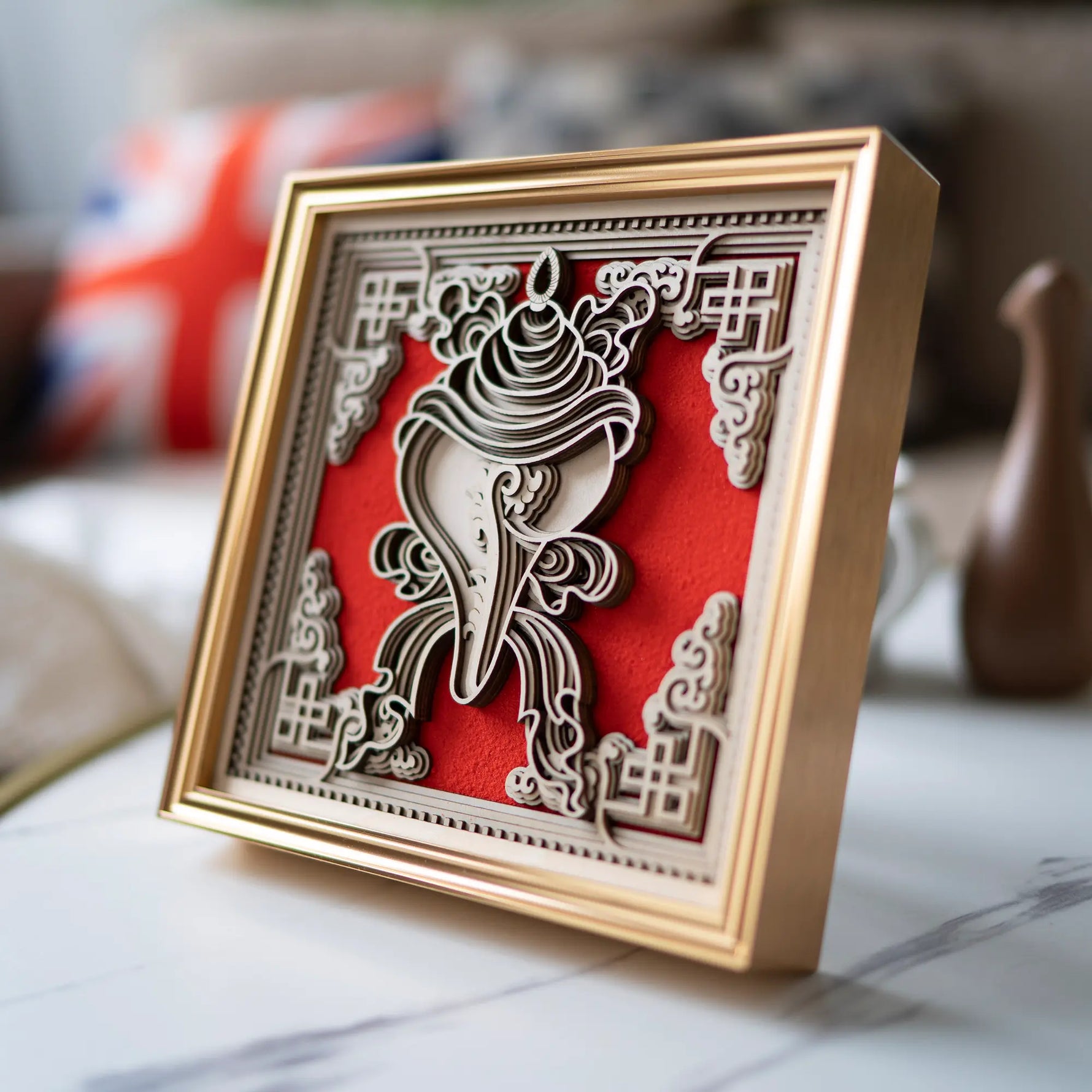 Auspicious Conch elevation view