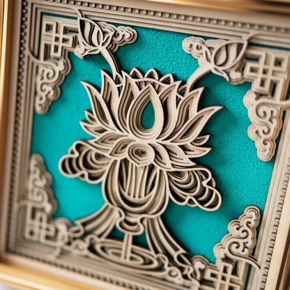 Auspicious Lotus detail