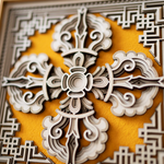 Auspicious Vajra detail