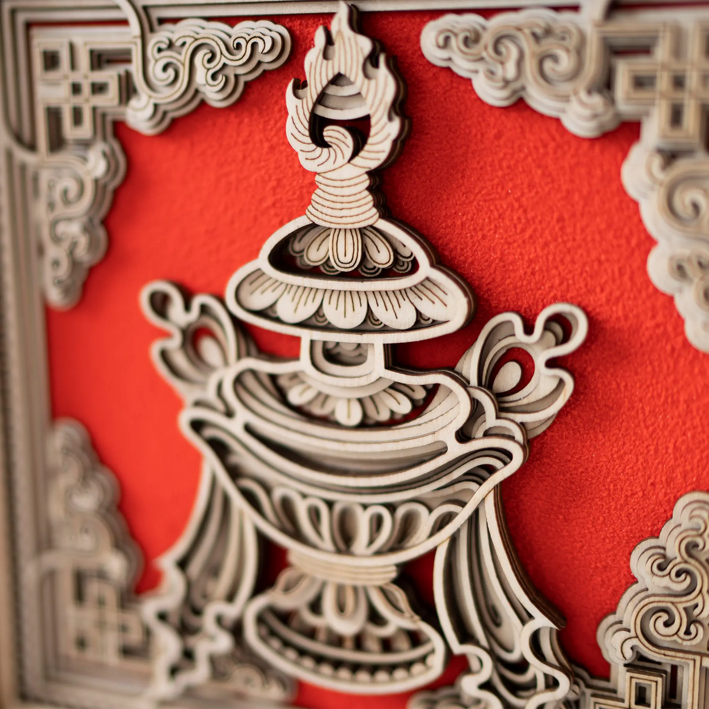 Auspicious Vase detail