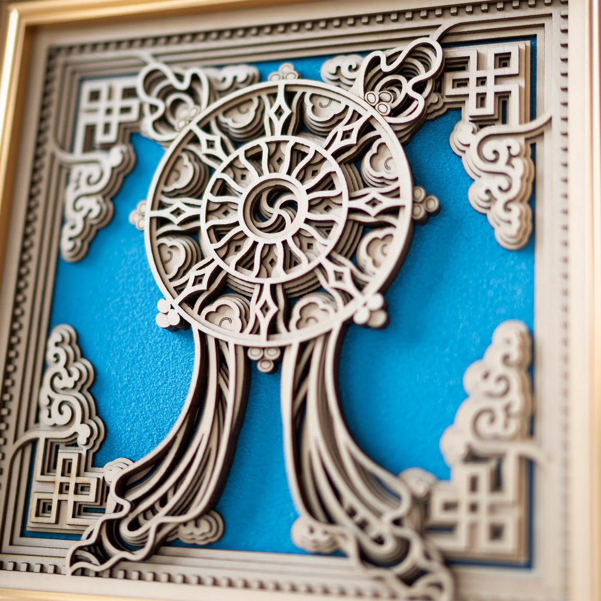 Auspicious Wheel detail