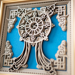 Auspicious Wheel detail