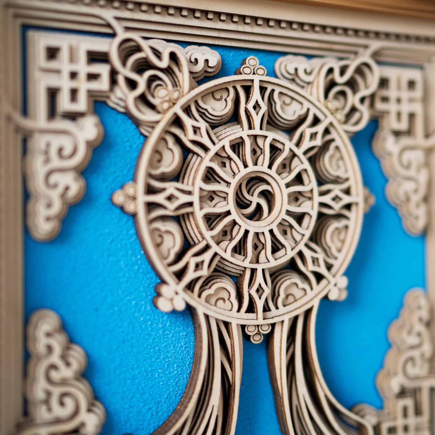 Auspicious Wheel detail