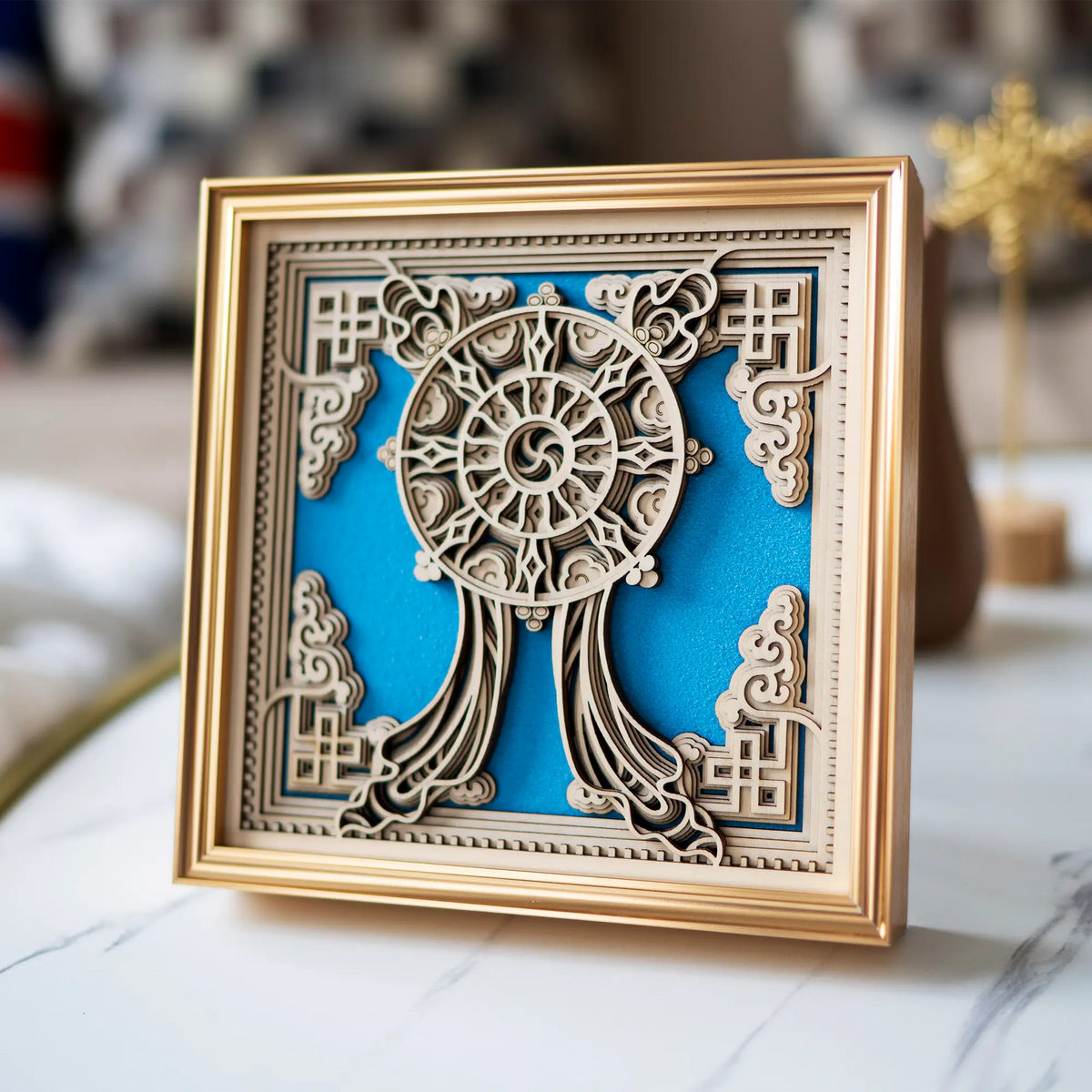 Auspicious Wheel elevation view