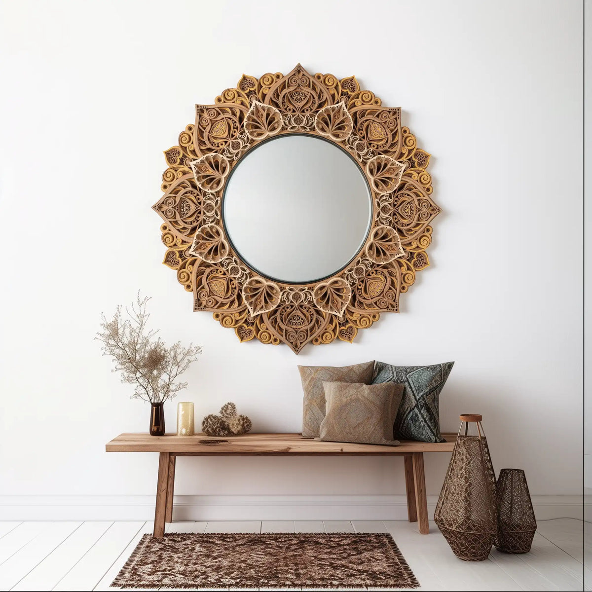 Bodhi Wall Mirror front view