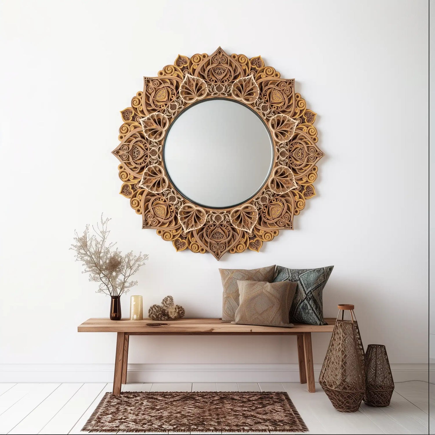 Bodhi Wall Mirror front view