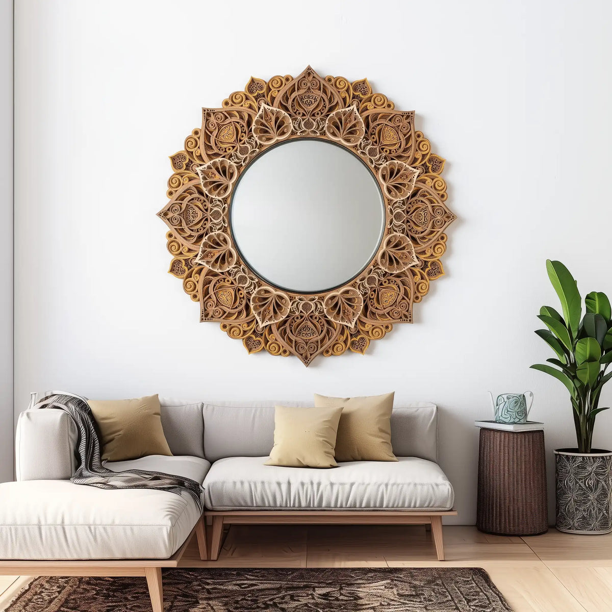 Bodhi Wall Mirror Livingroom