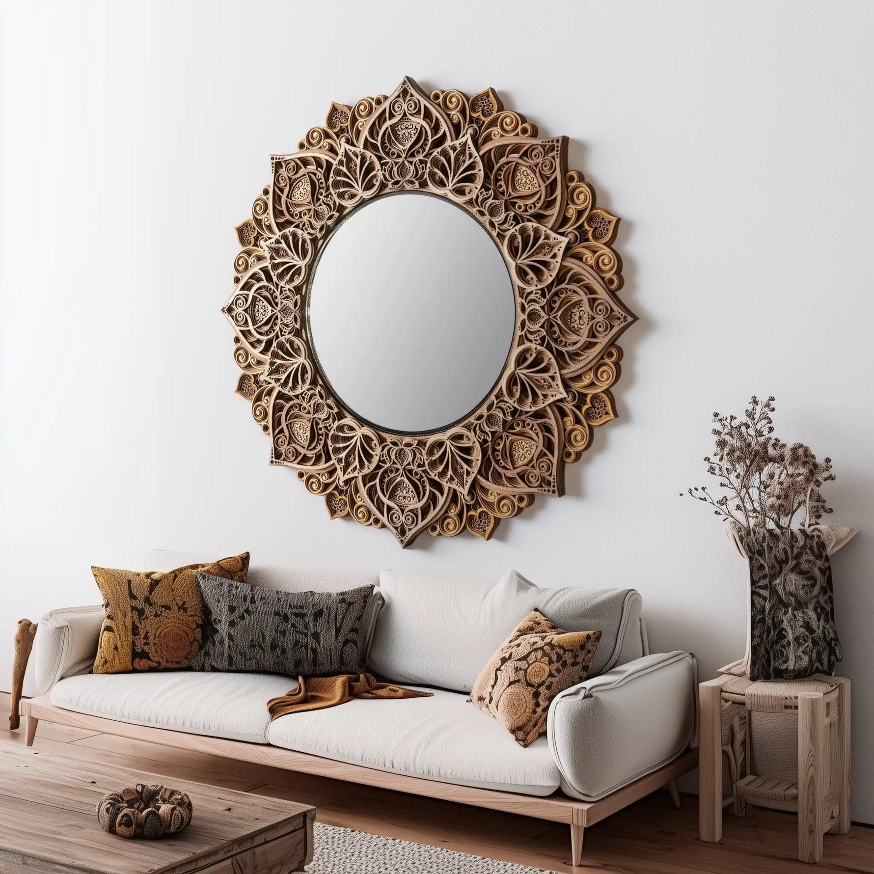 Bodhi Wall Mirror Livingroom