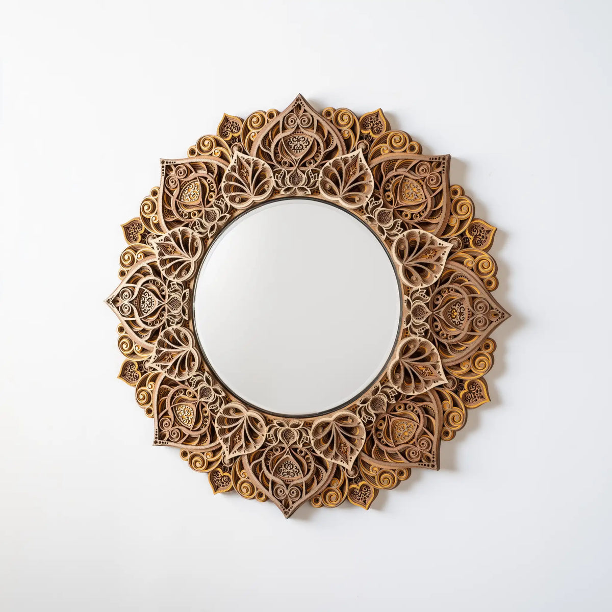 Bodhi Wall Mirror side elevation view