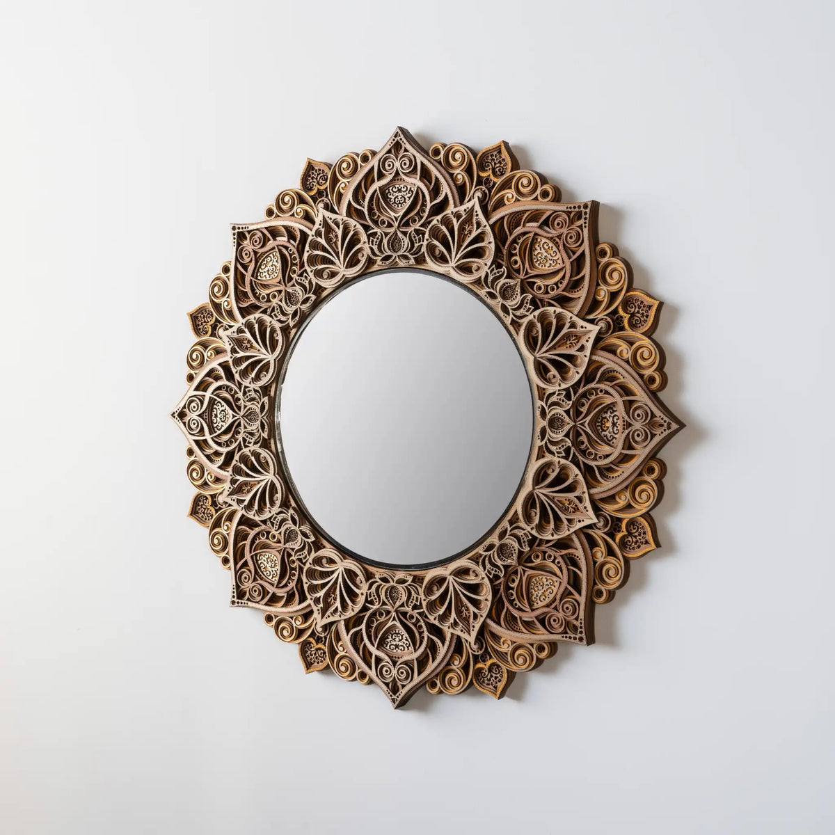 Bodhi Wall Mirror side elevation view