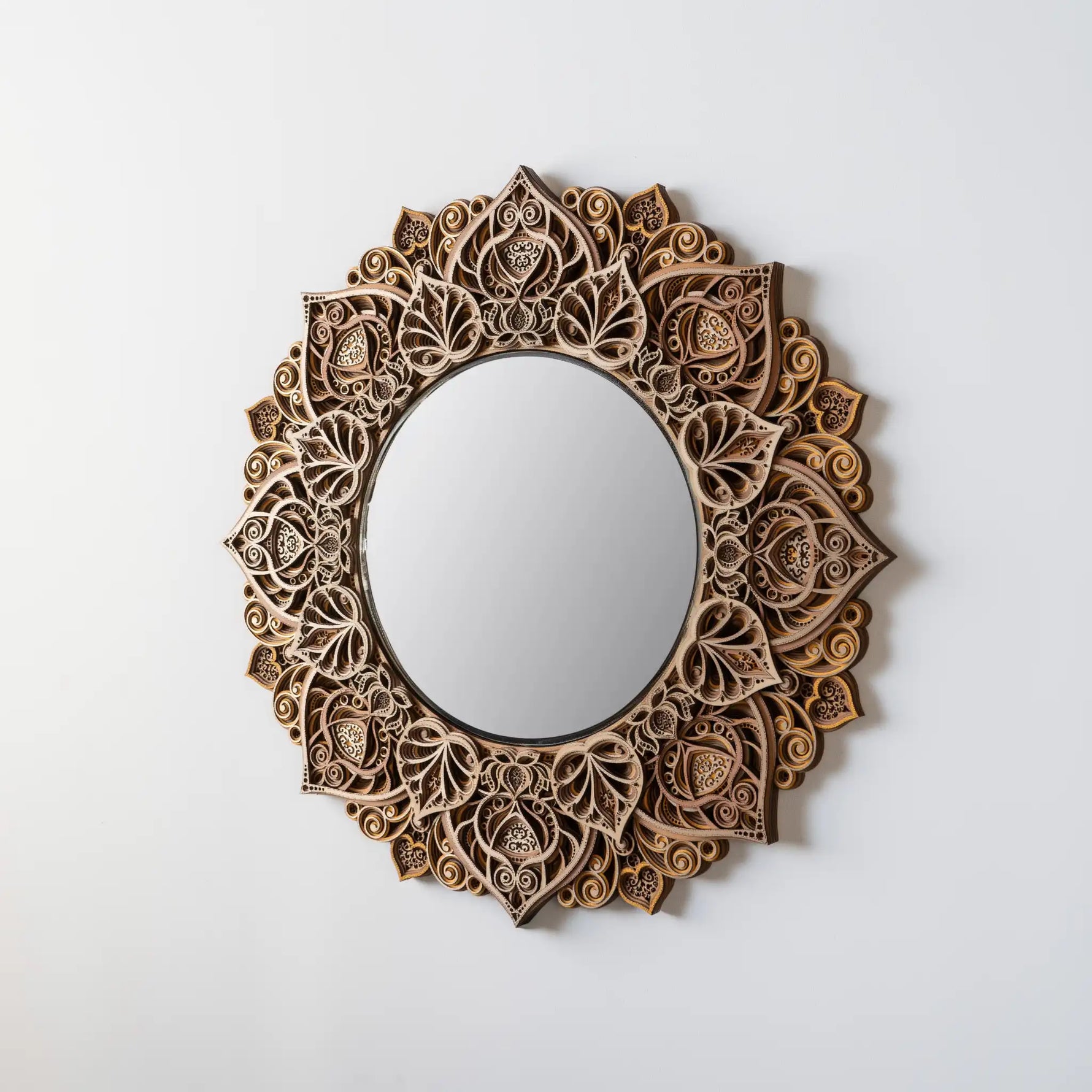 Bodhi Wall Mirror side elevation view