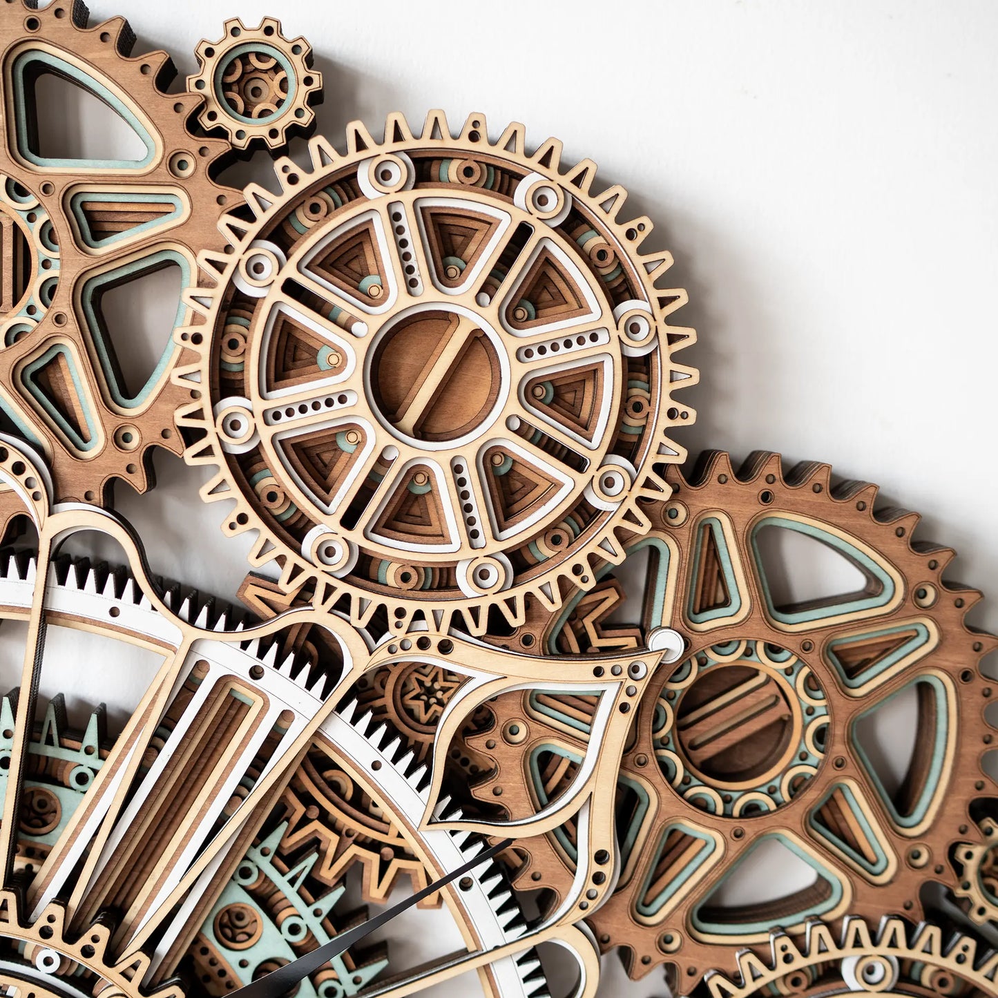 Celestial Gear Wall Clock detail