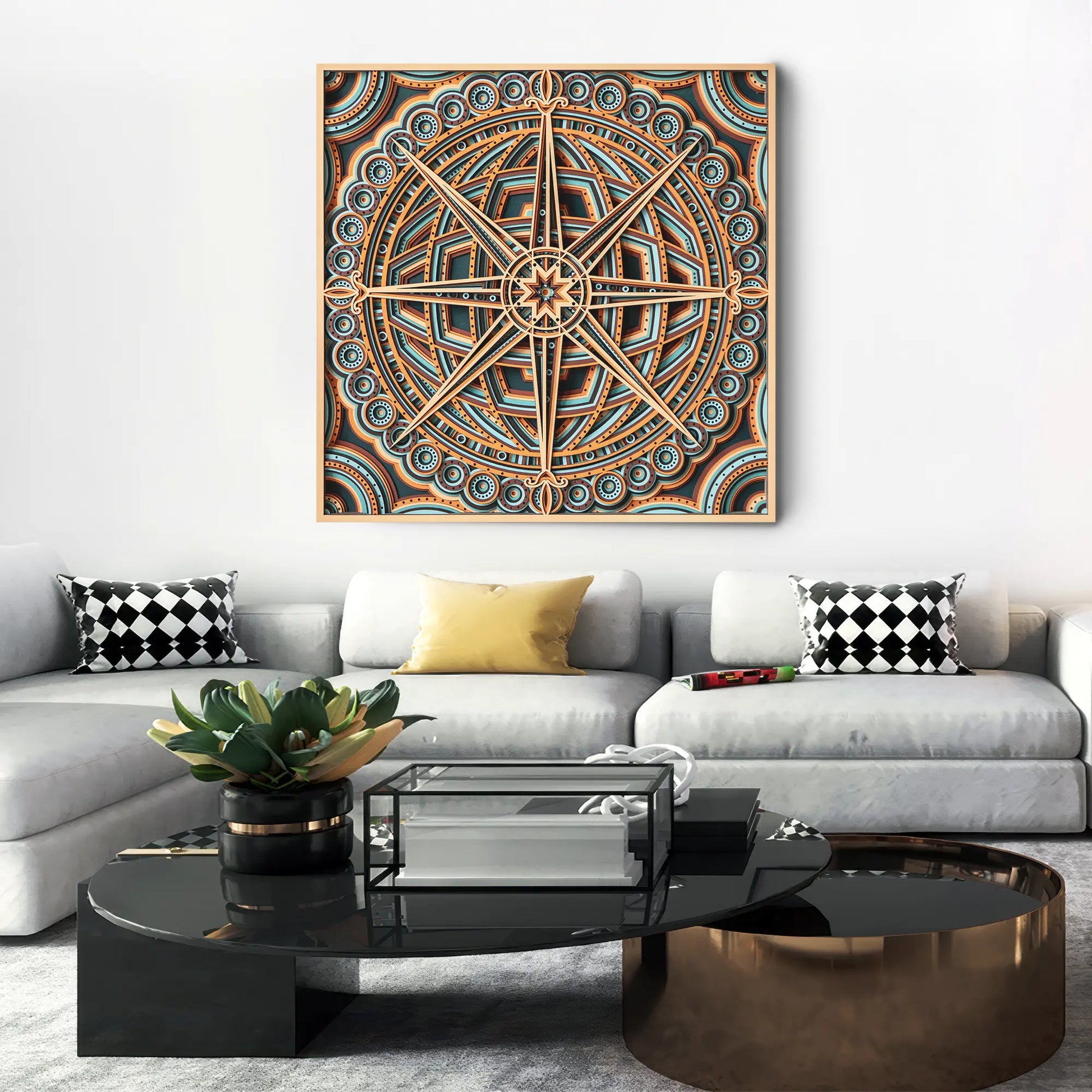 Celestial Map Livingroom