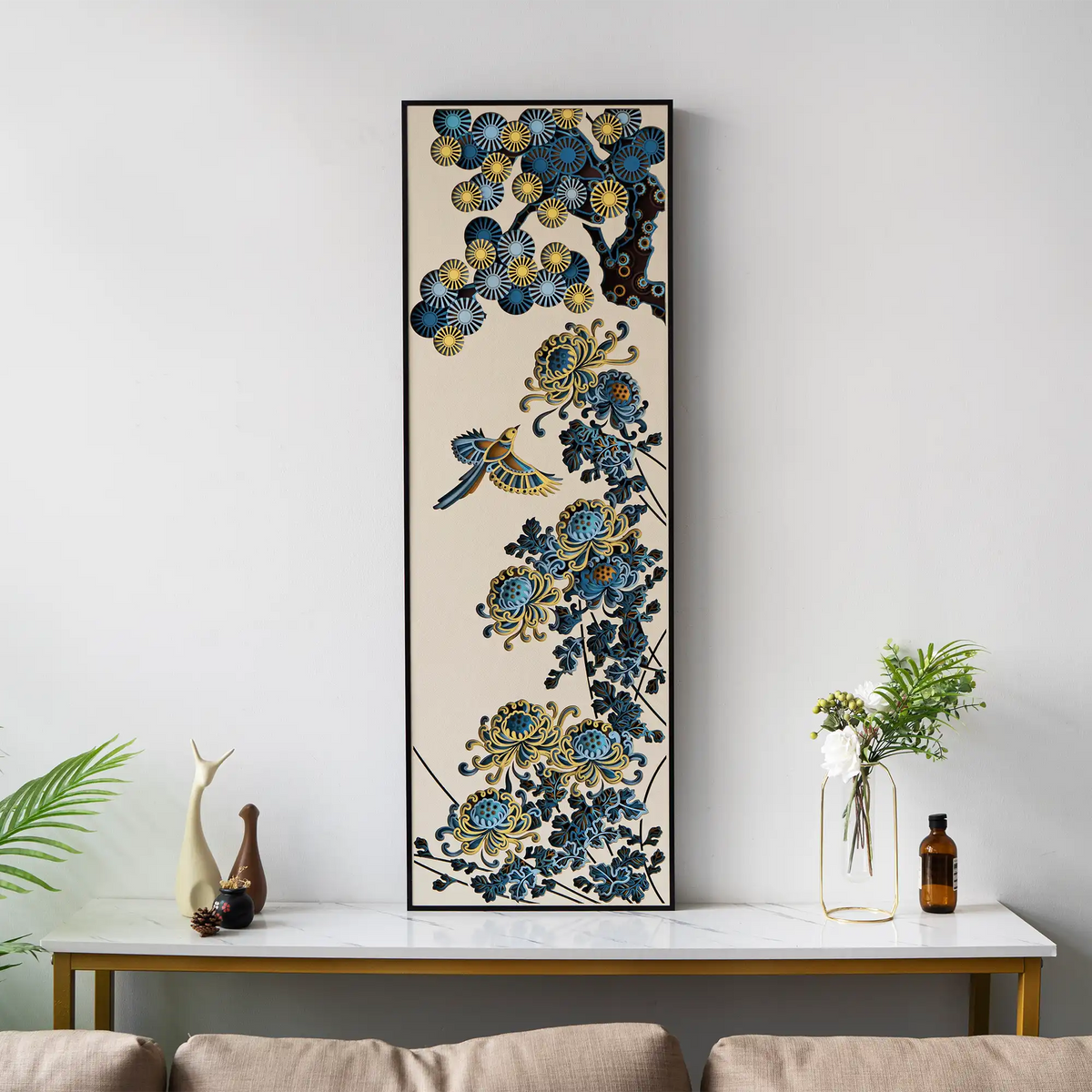 Chrysanthemum front view