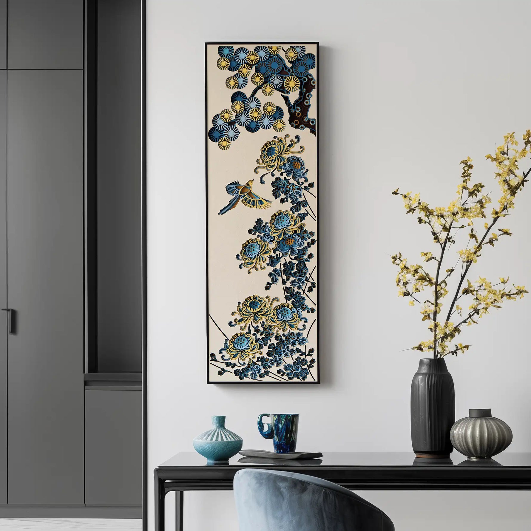 Chrysanthemum front view