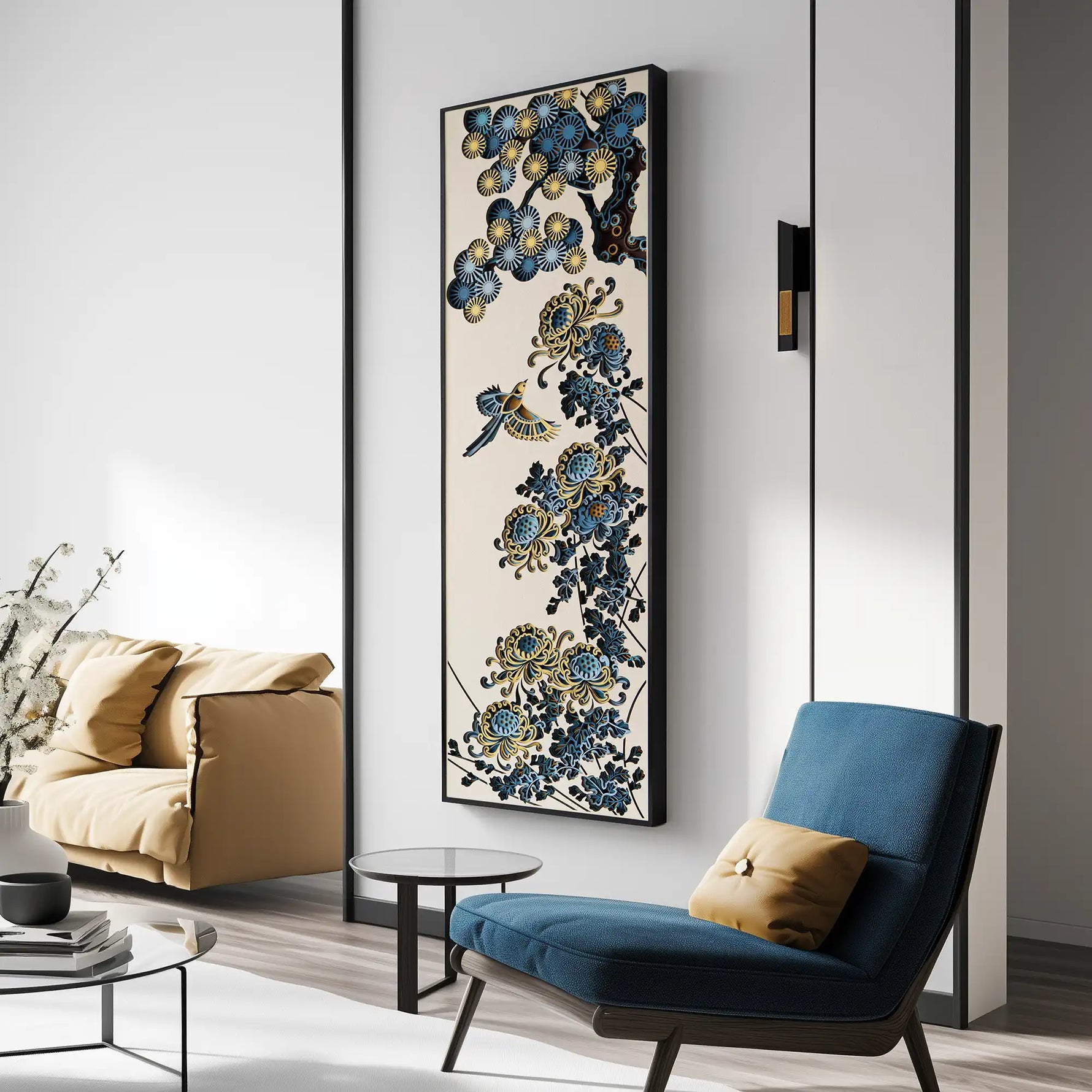 Chrysanthemum Livingroom