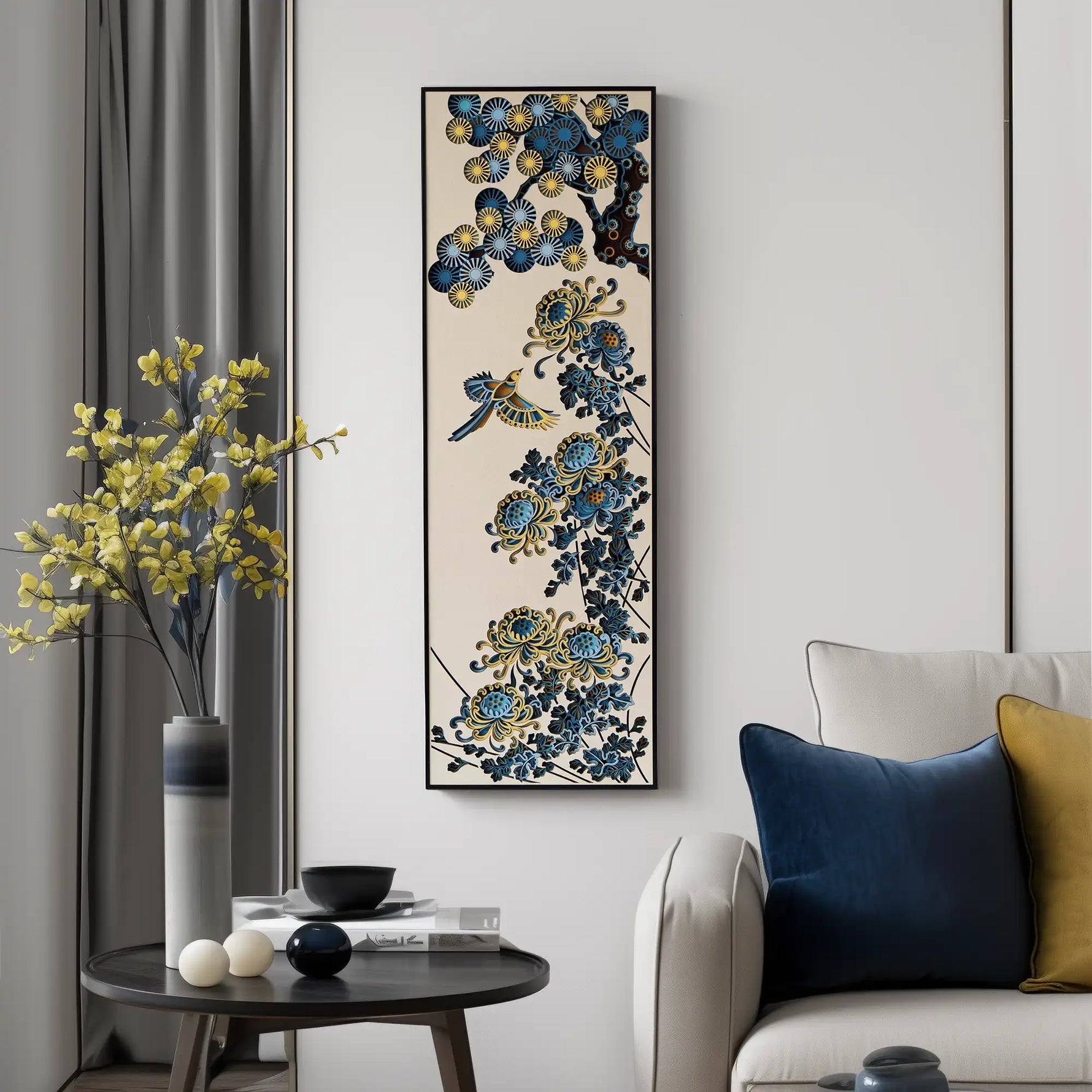 Chrysanthemum Livingroom