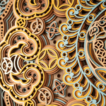 Eightfold Fortune Mandala detail