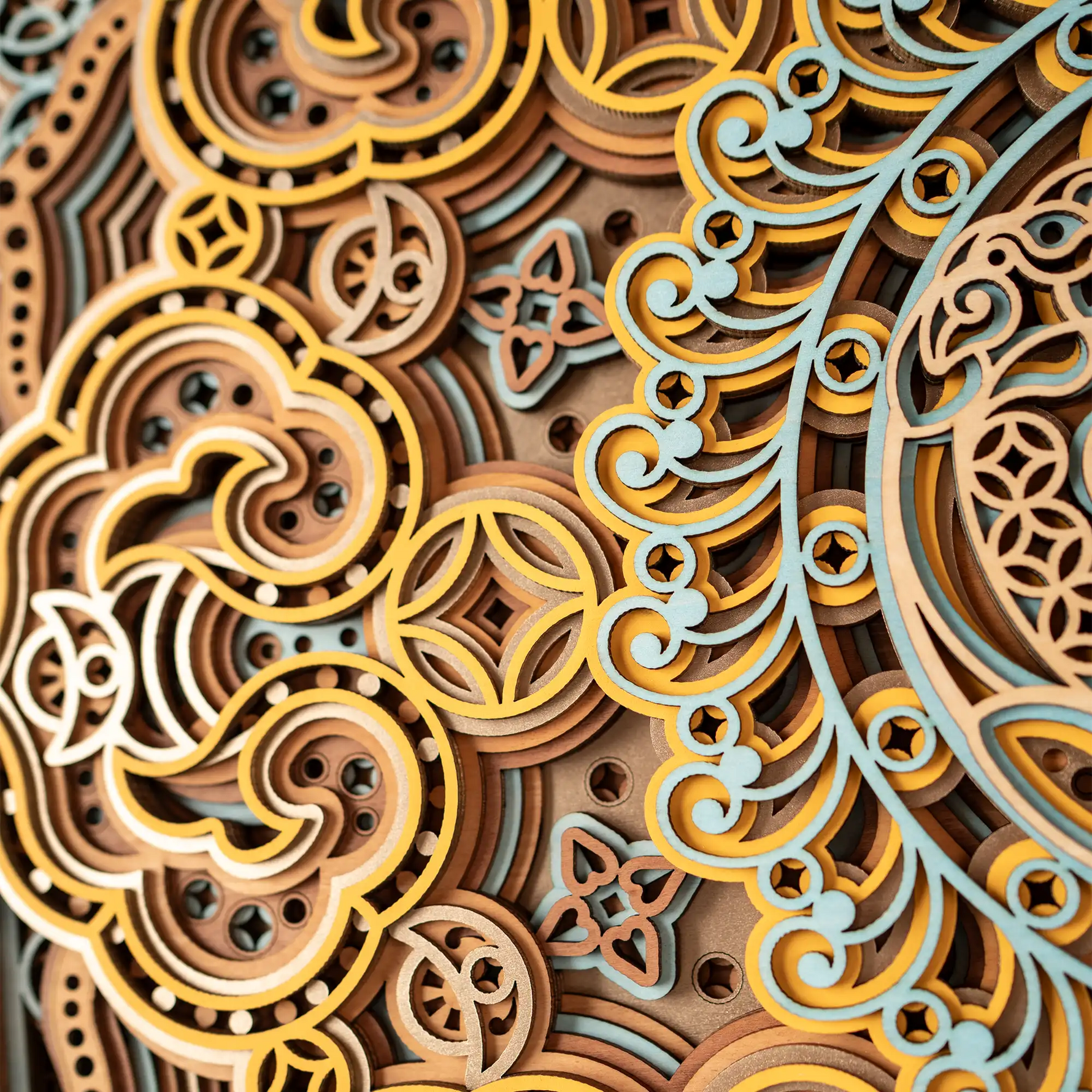 Eightfold Fortune Mandala detail