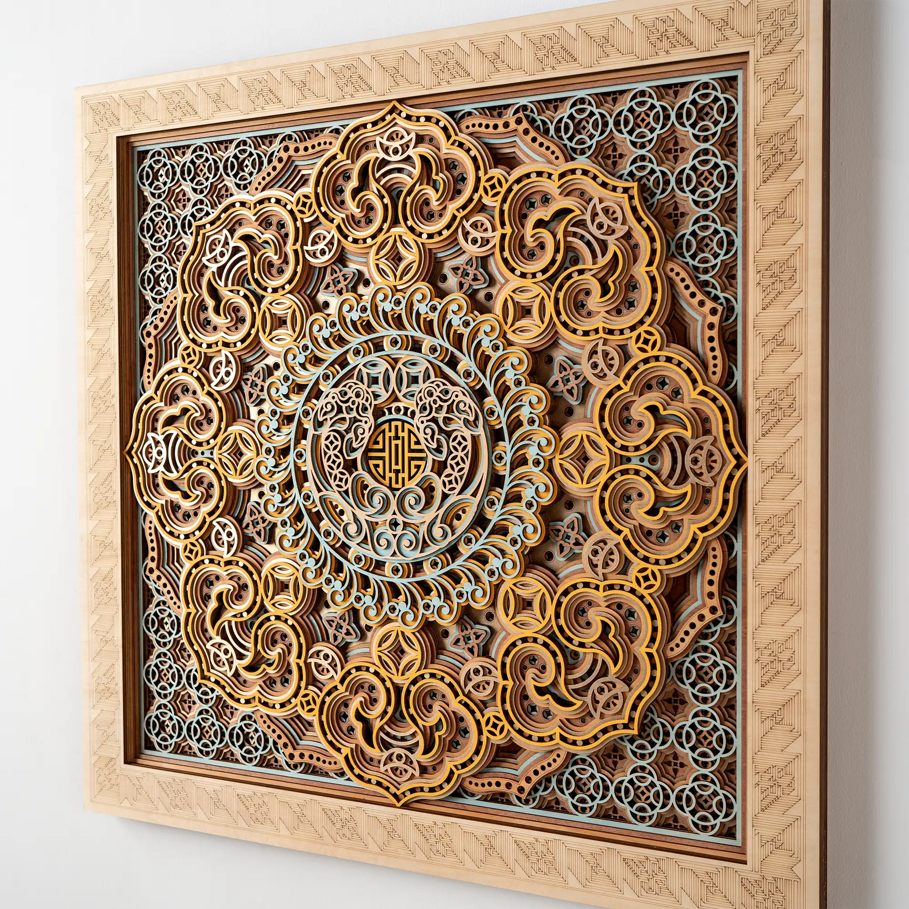 Eightfold Fortune Mandala elevation view