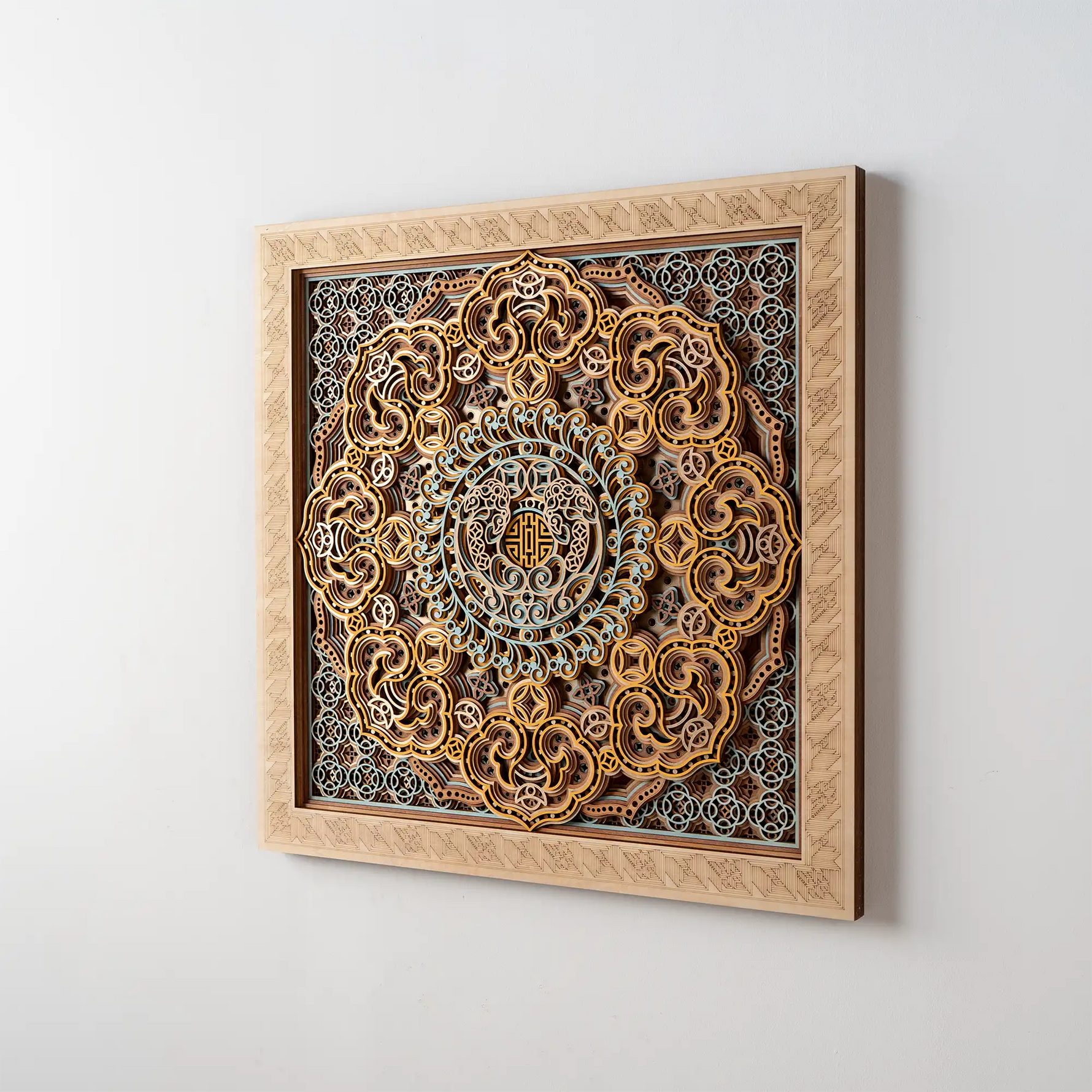 Eightfold Fortune Mandala elevation view