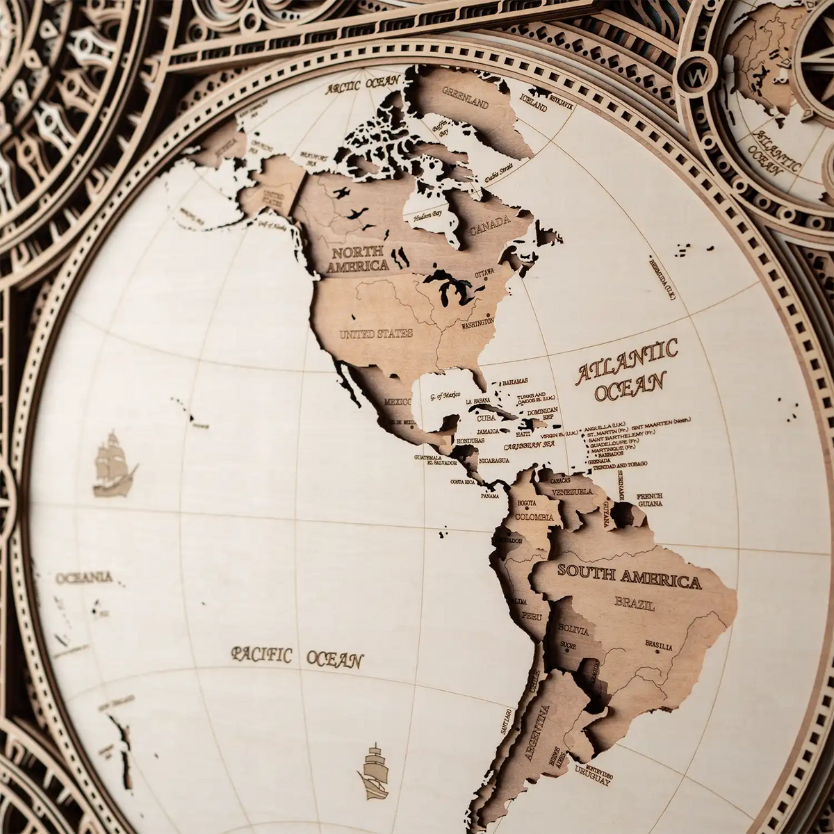 The Grand Navigator Dual-Hemisphere detail