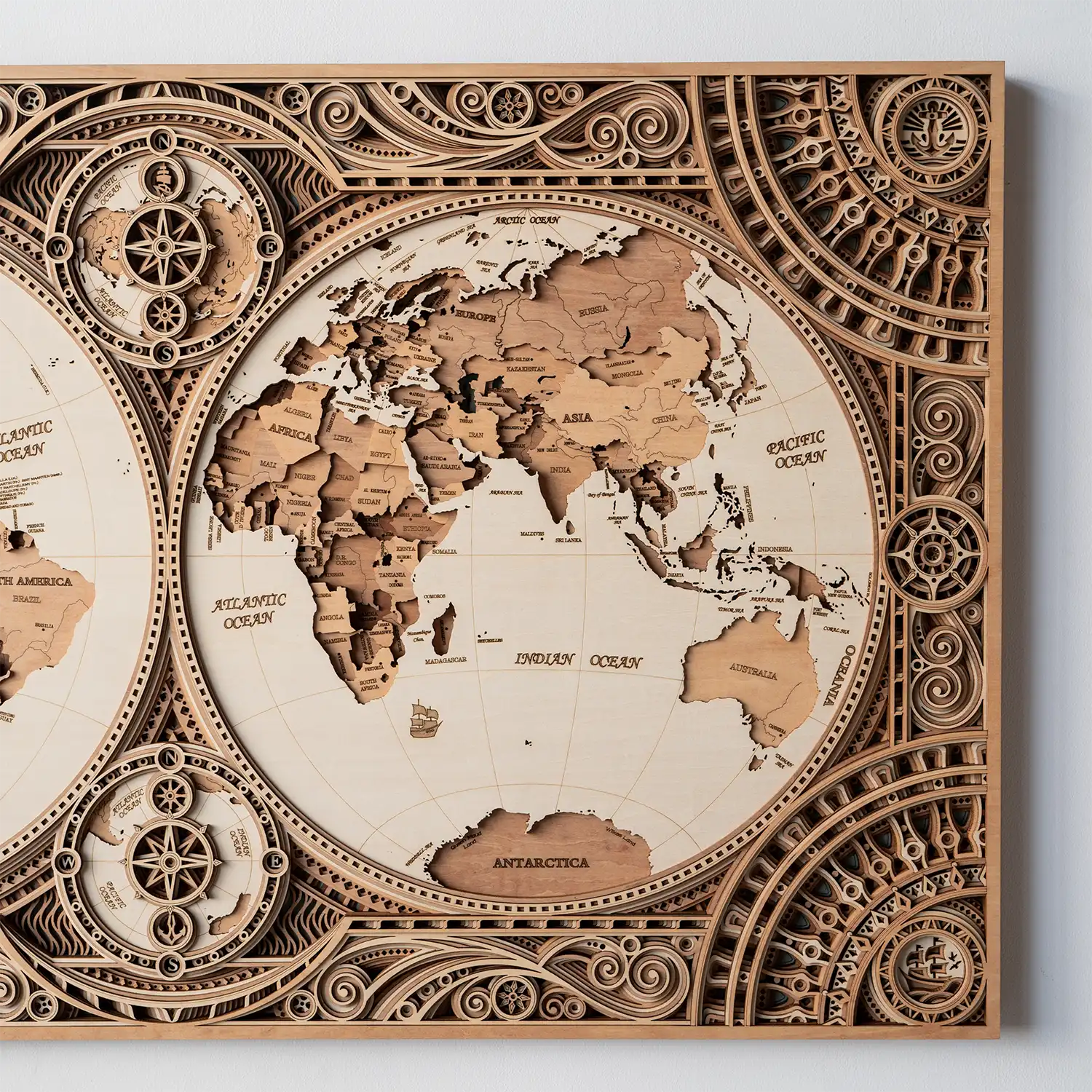 The Grand Navigator Dual-Hemisphere detail