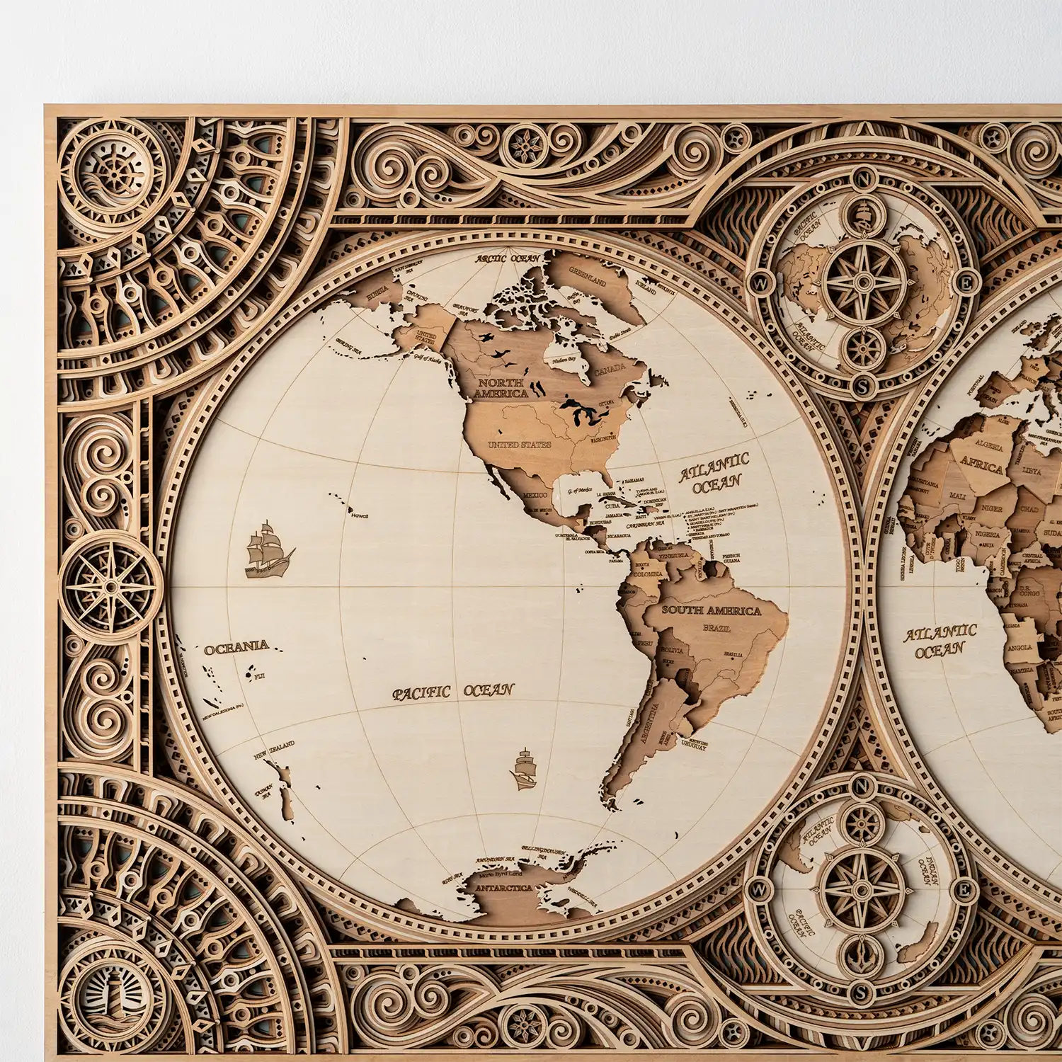 The Grand Navigator Dual-Hemisphere detail