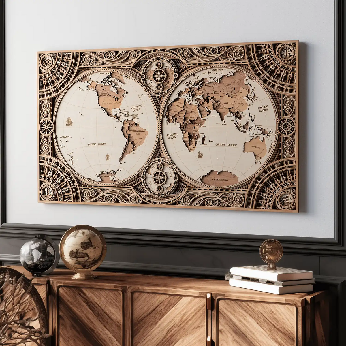 The Grand Navigator Dual-Hemisphere Livingroom