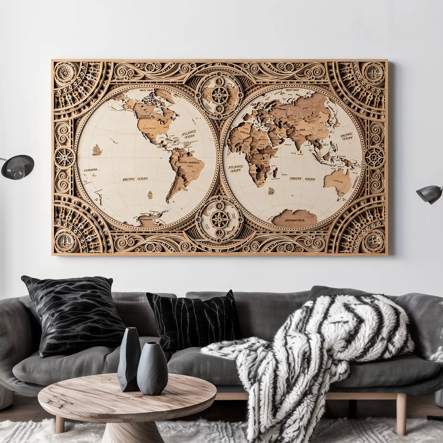 The Grand Navigator Dual-Hemisphere Livingroom