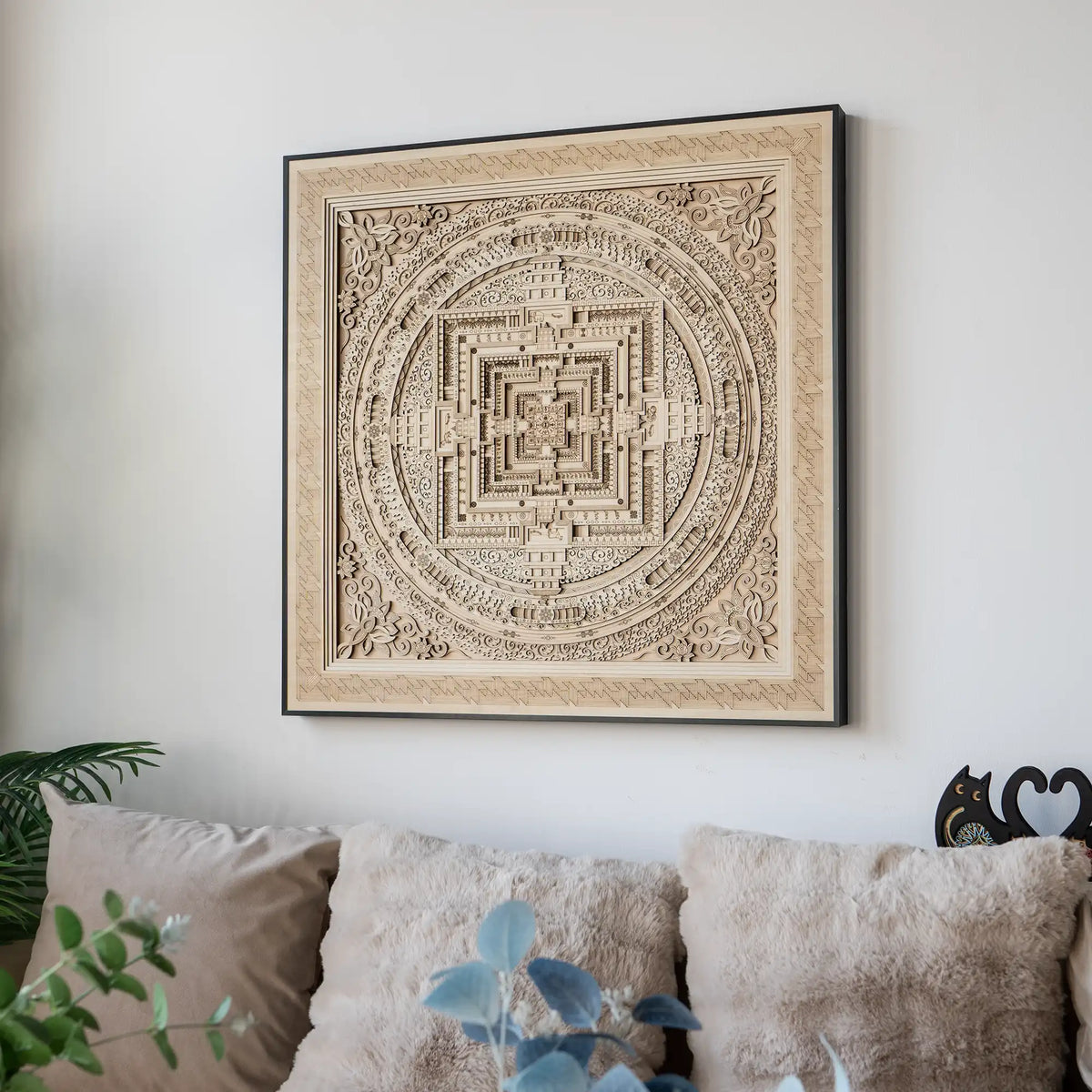 Kalachakra Mandala side elevation view