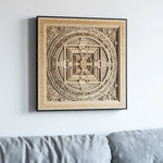 Kalachakra Mandala side elevation view