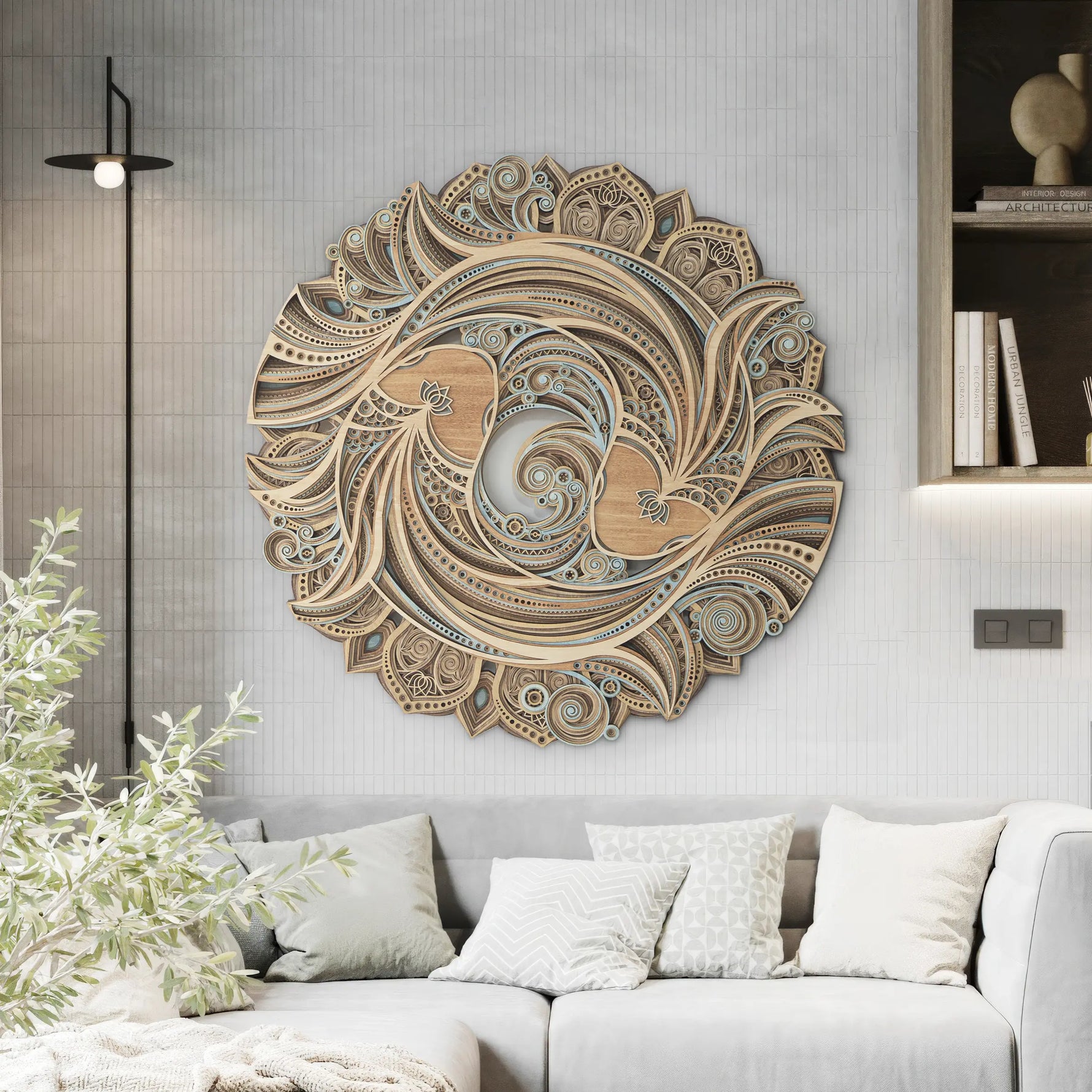 Koi Lotus Livingroom