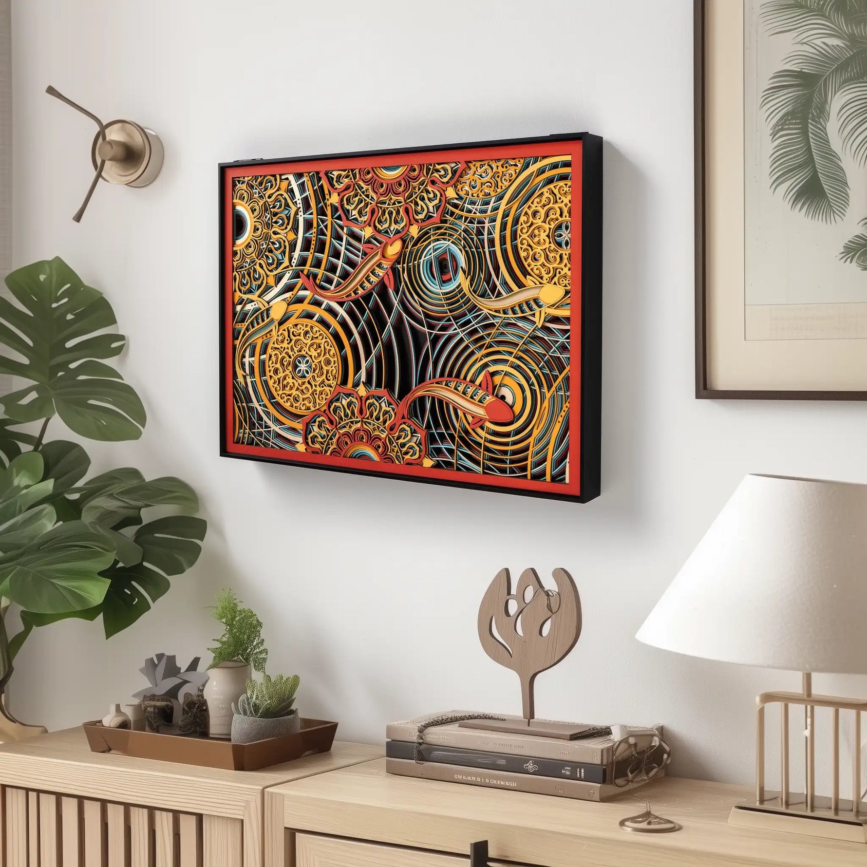 Koi Panel Cover Livingroom