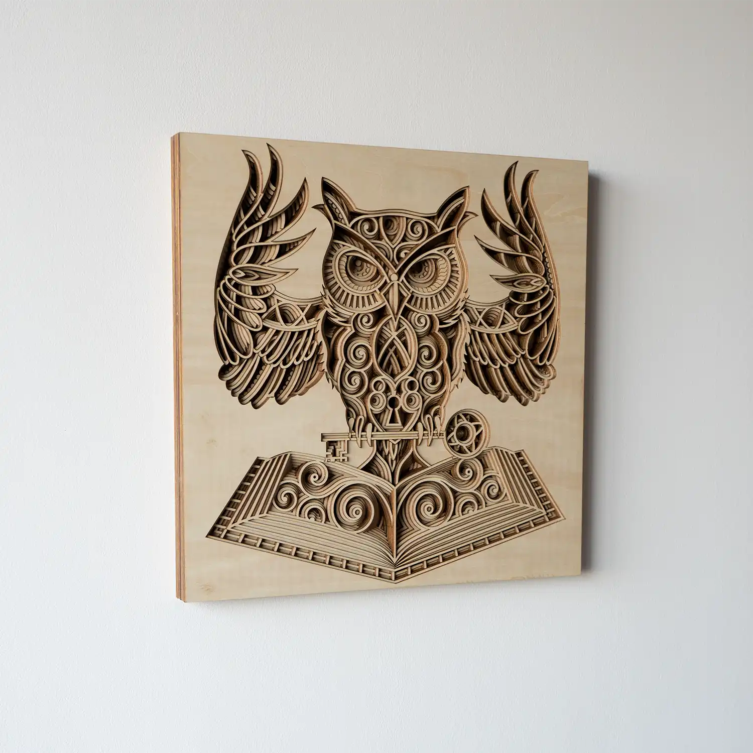 Owl elevation view