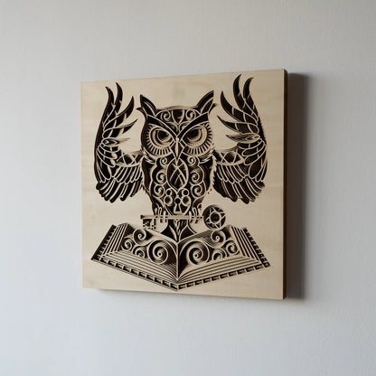 Owl elevation view