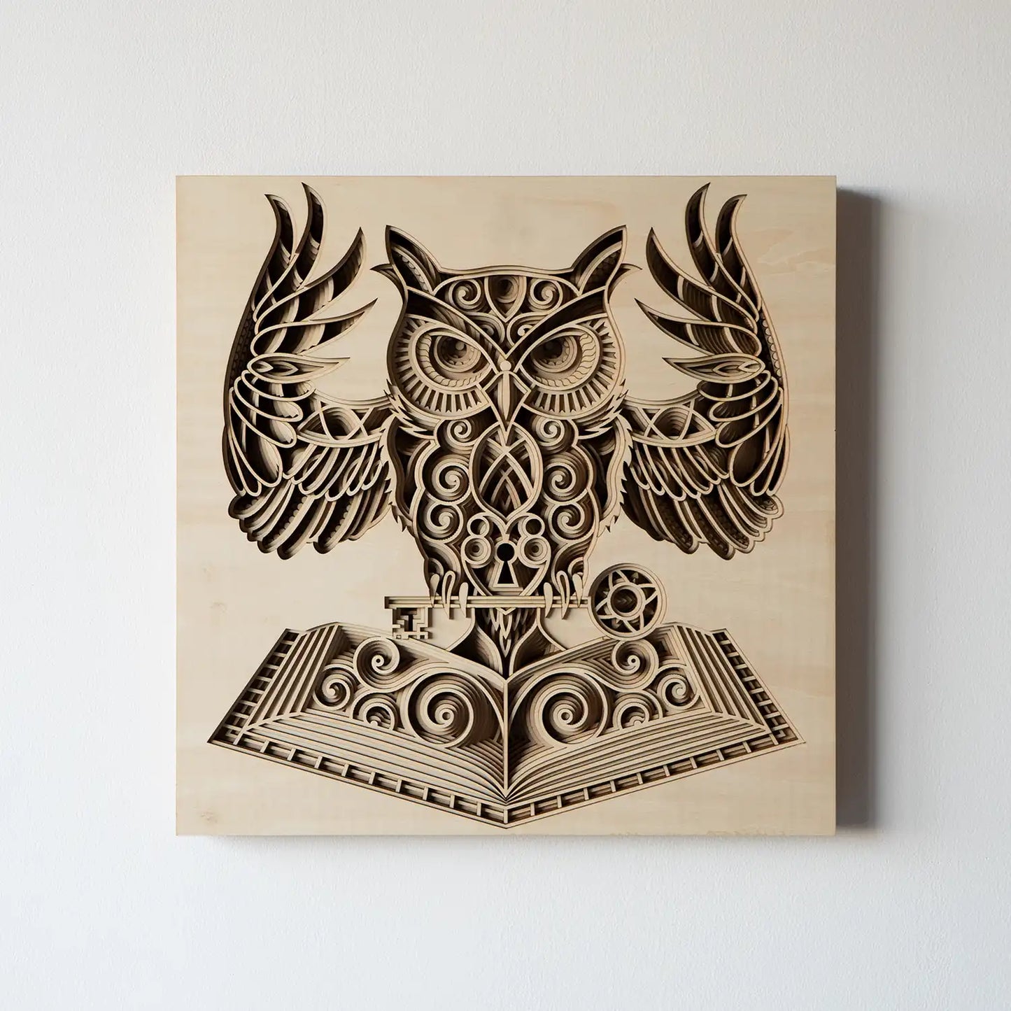 Owl front view