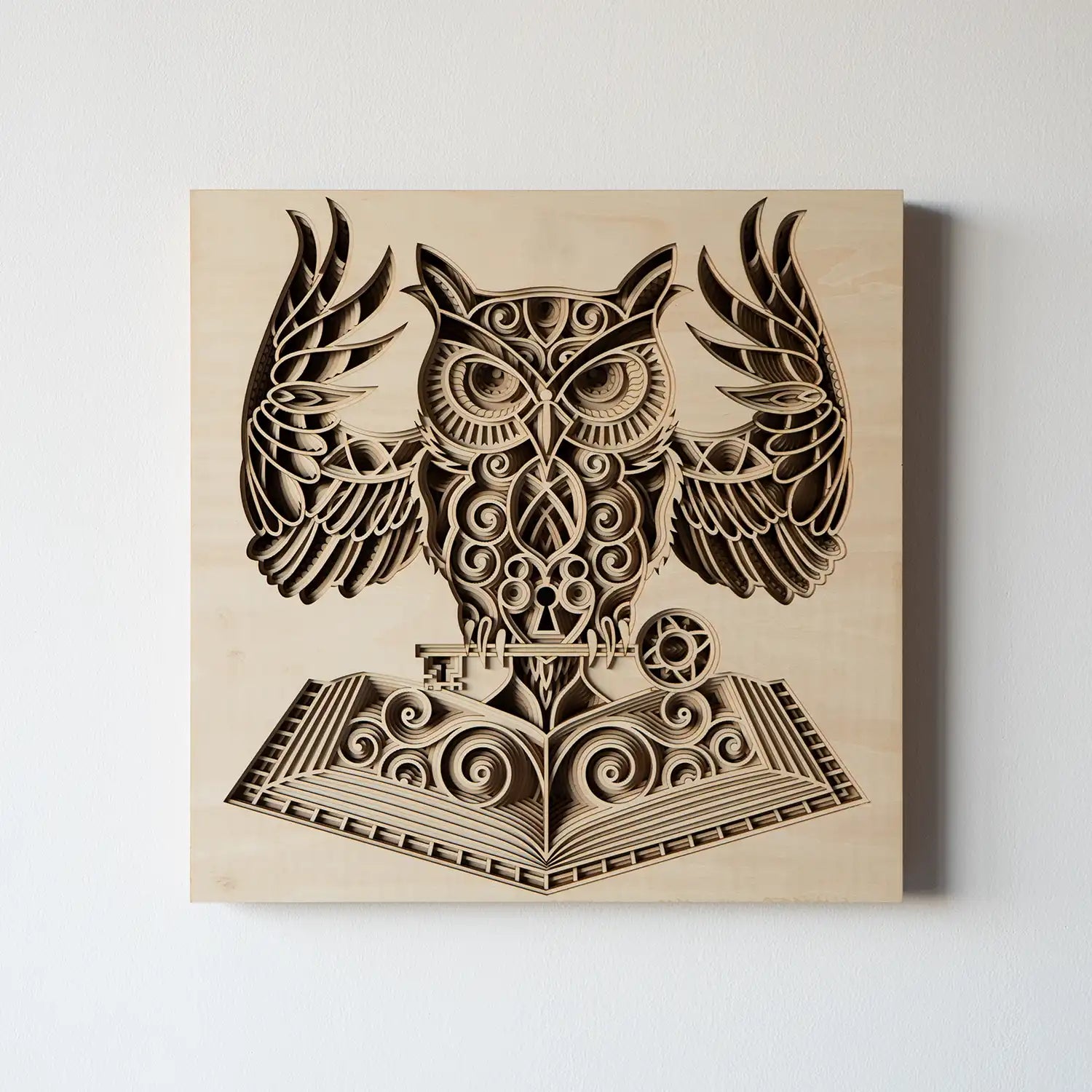 Owl front view