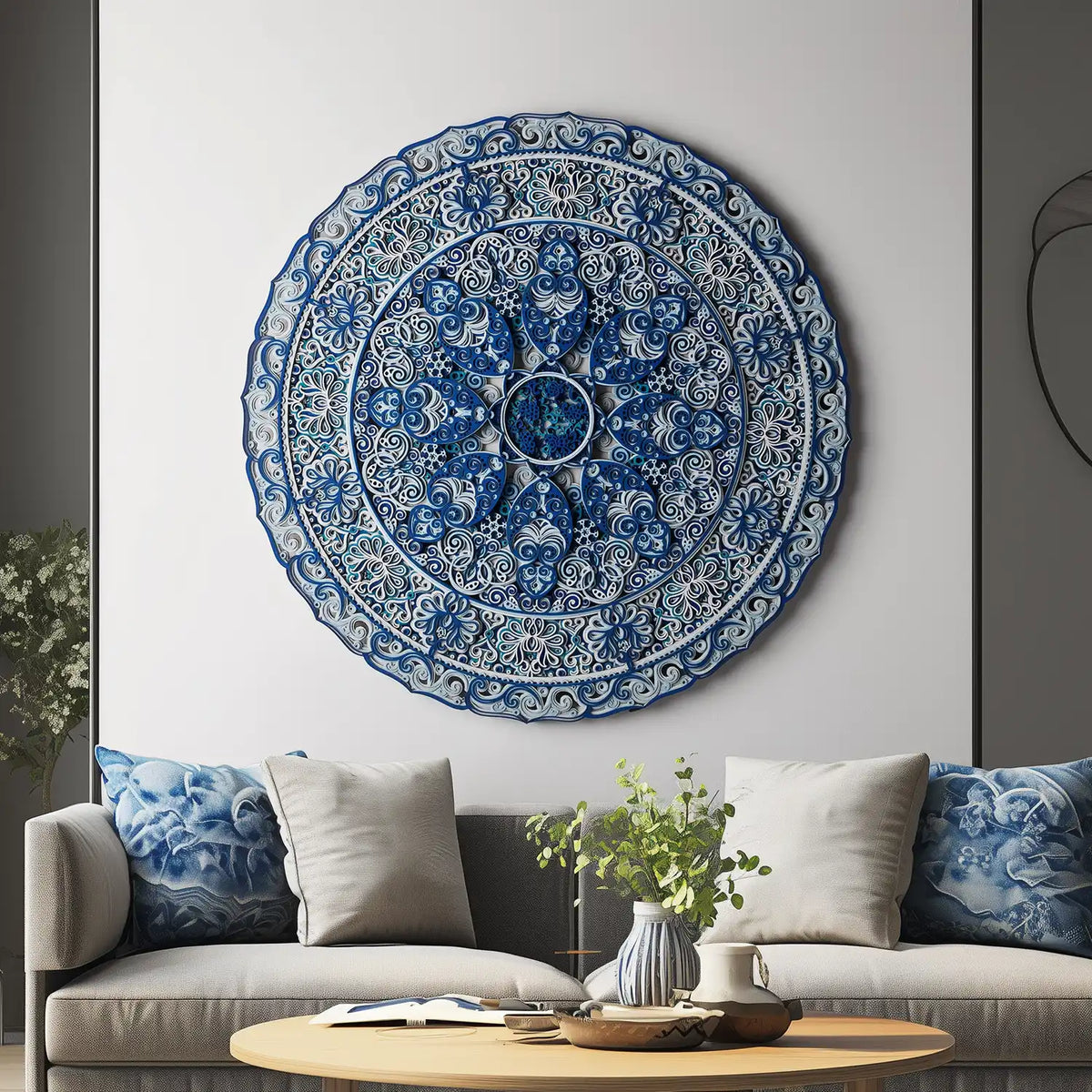 Peony Multilayer Wood Wall Art | STEREOWOOD
